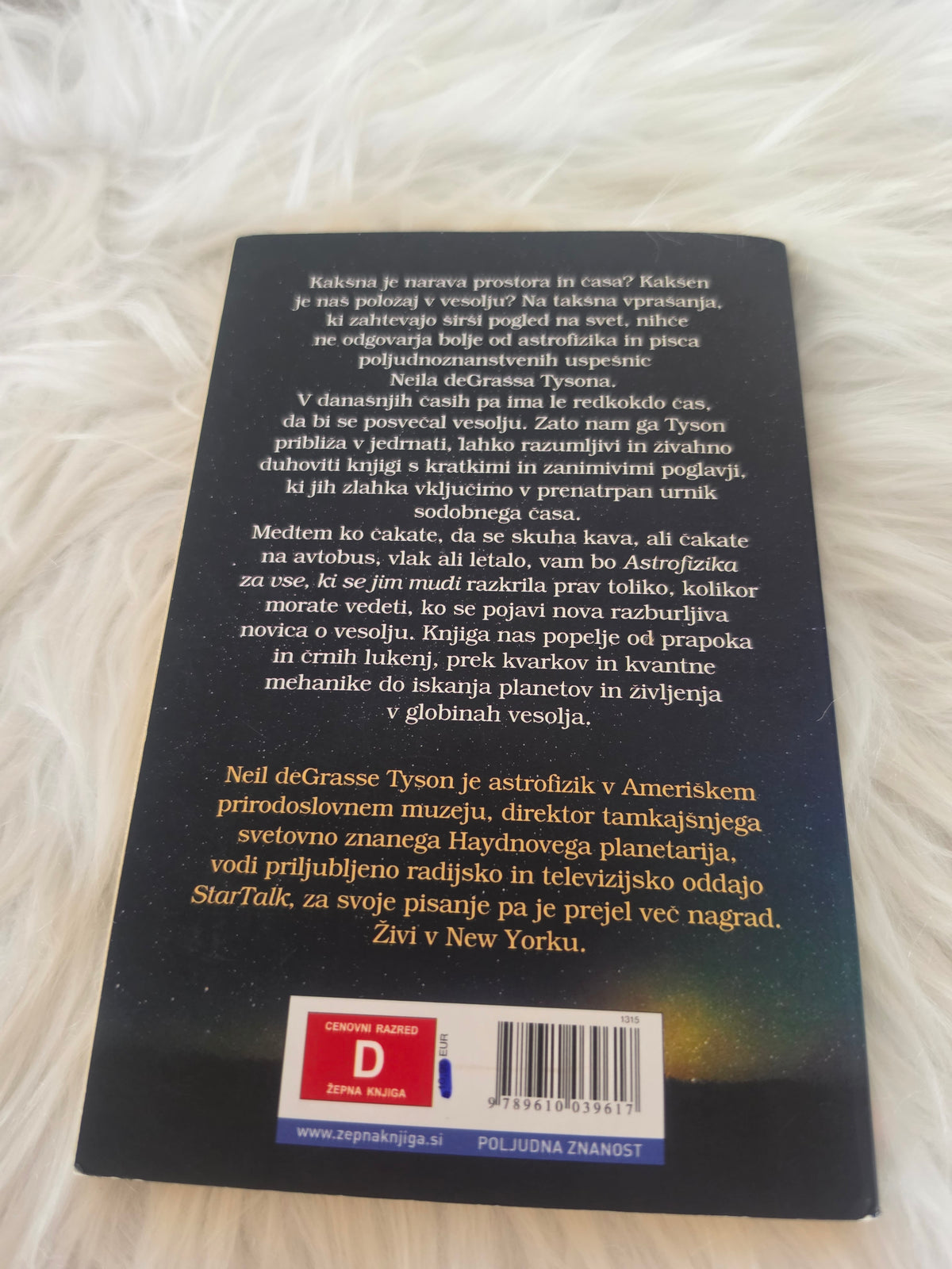 Astrofizika za vse, ki se jim mudi Neil De Grasse Tyson