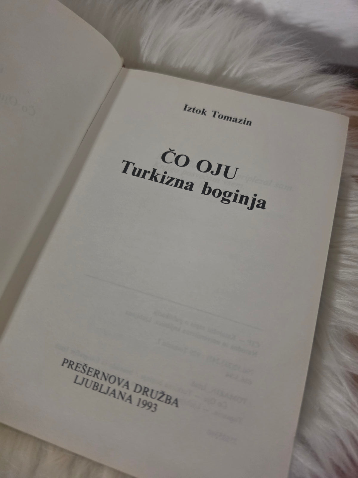 Čo oju Turkizna boginja Iztok Tomazin