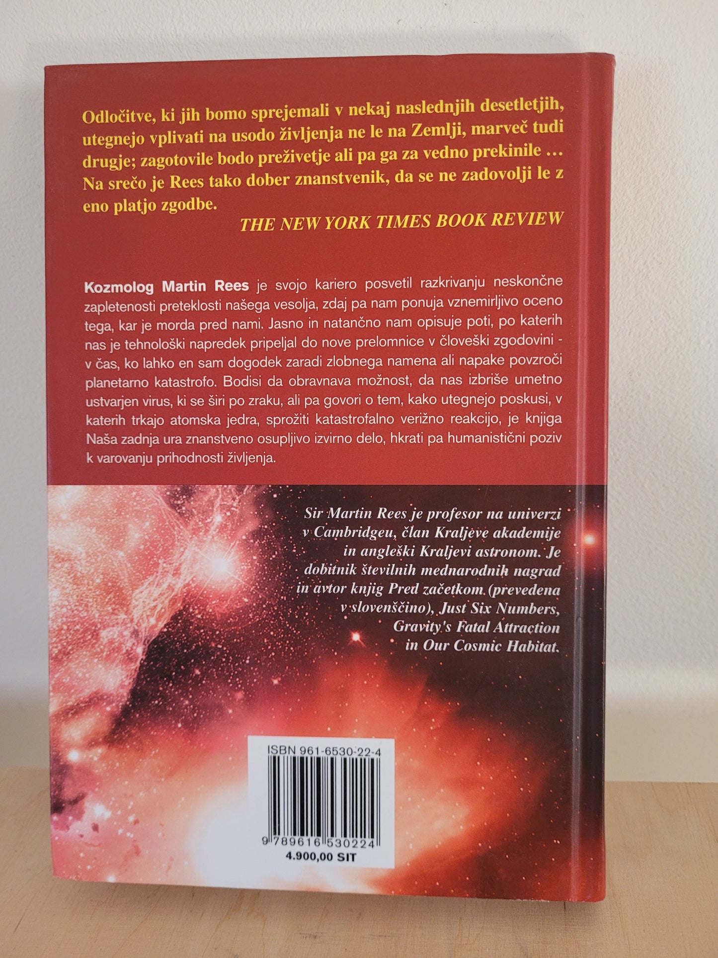 Naša zadnja ura Martin Rees