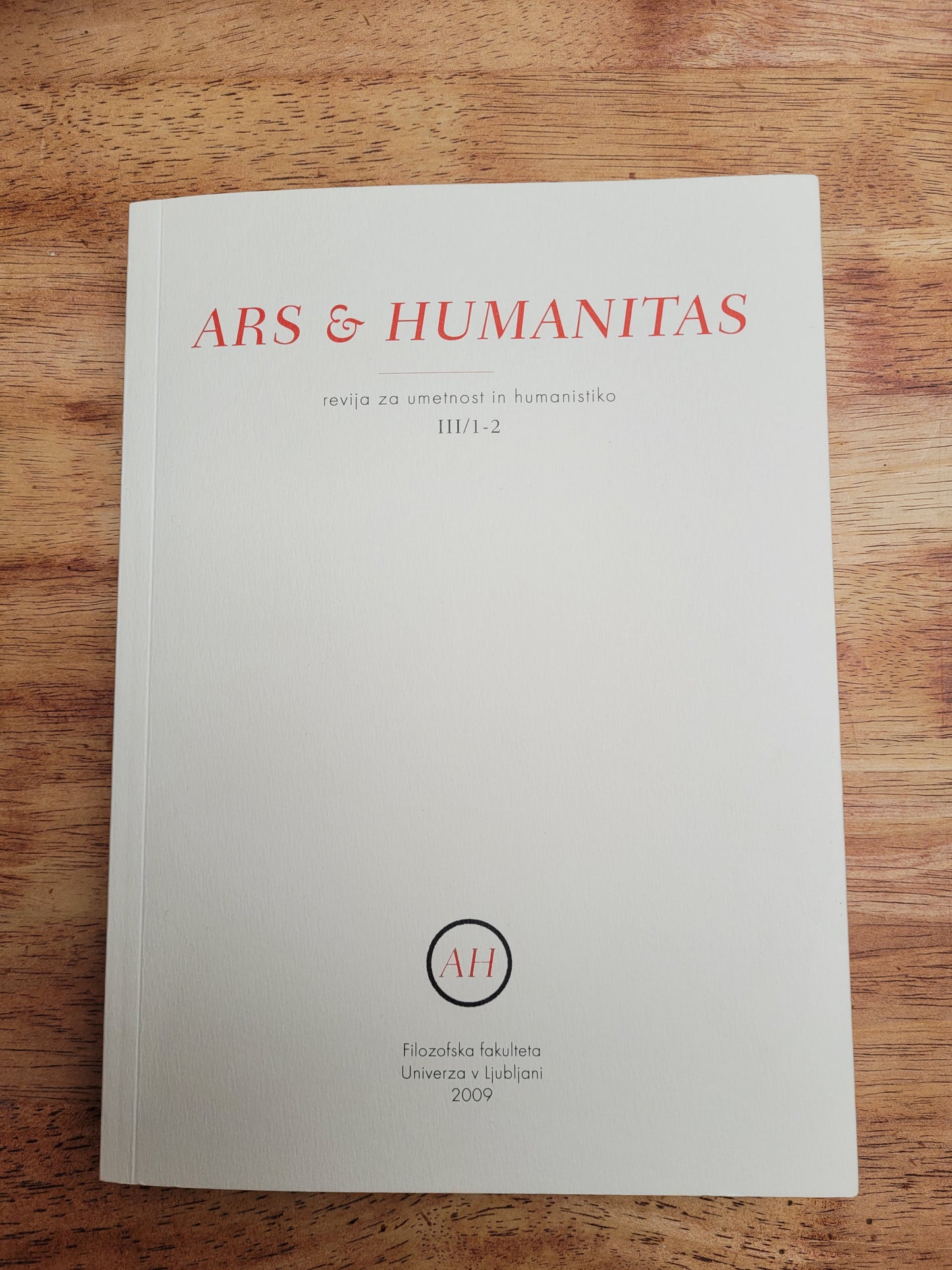 Ars&humanitas