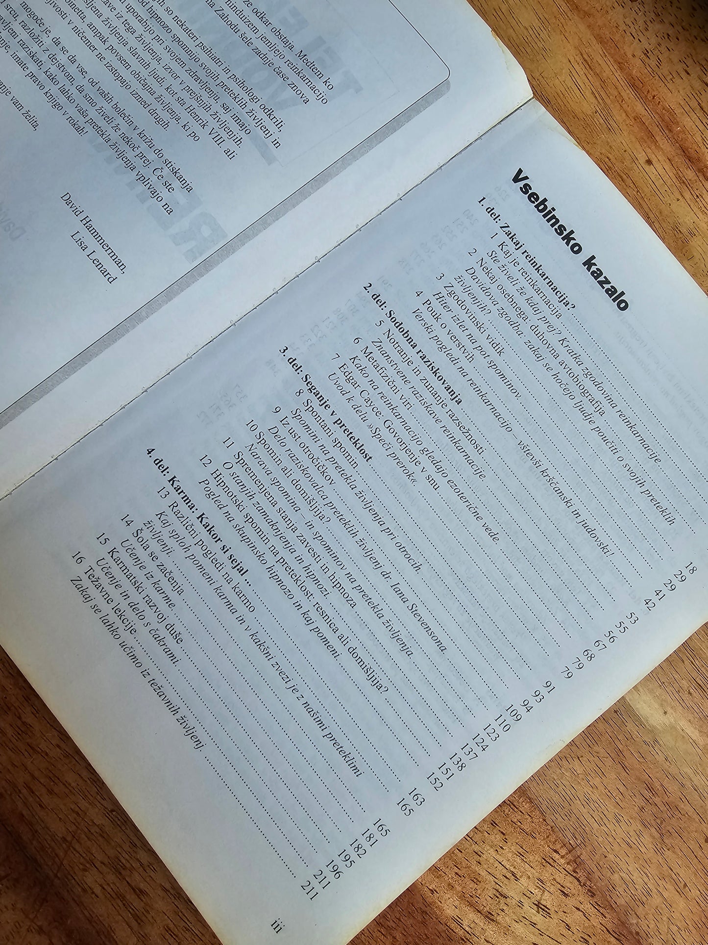 Telebanov vodnik po reinkarnaciji David Hammerman Lisa Lenard