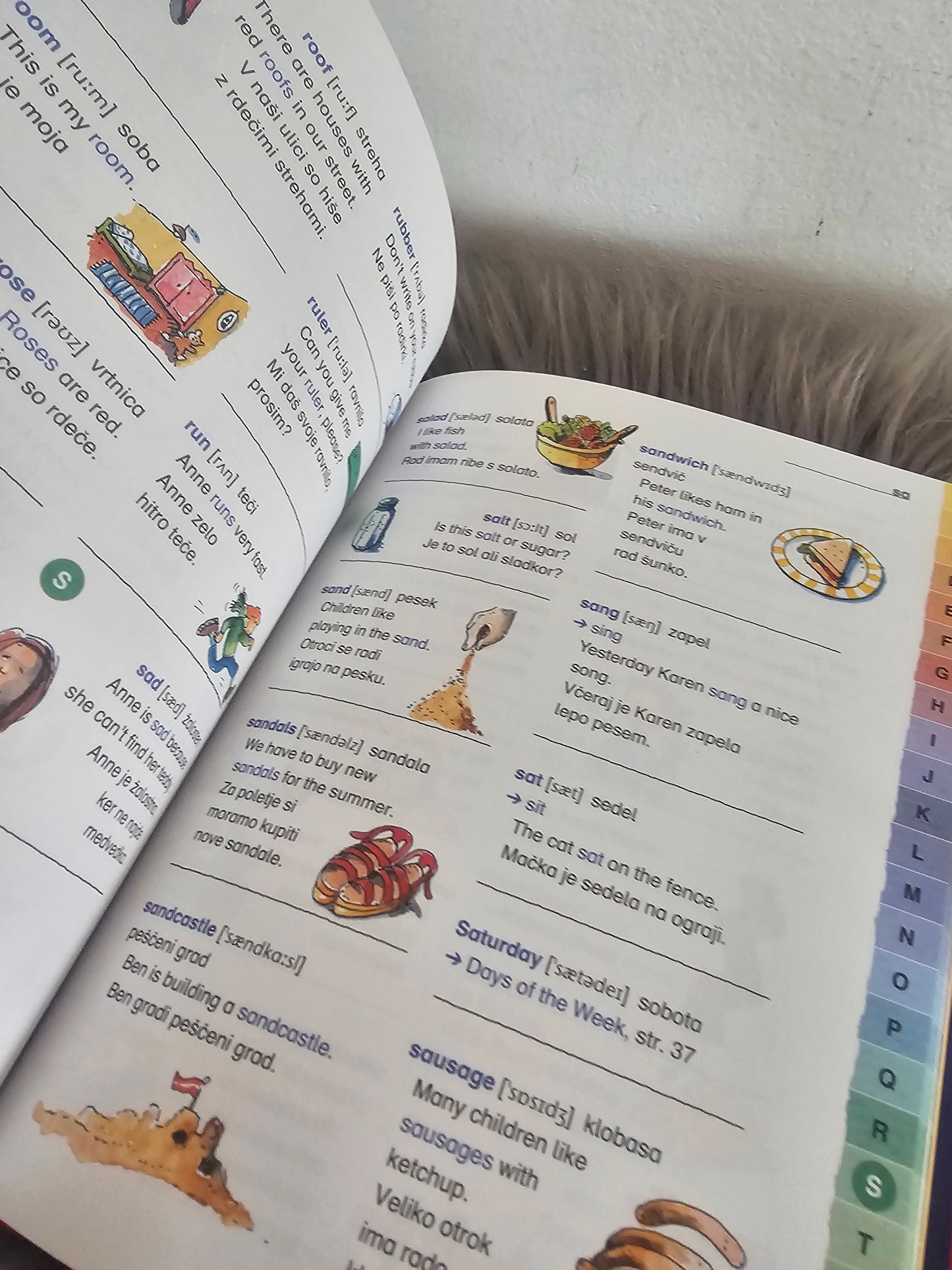 Angleško slovenski slikovni slovar za osnovno šolo Mladinska knjiga