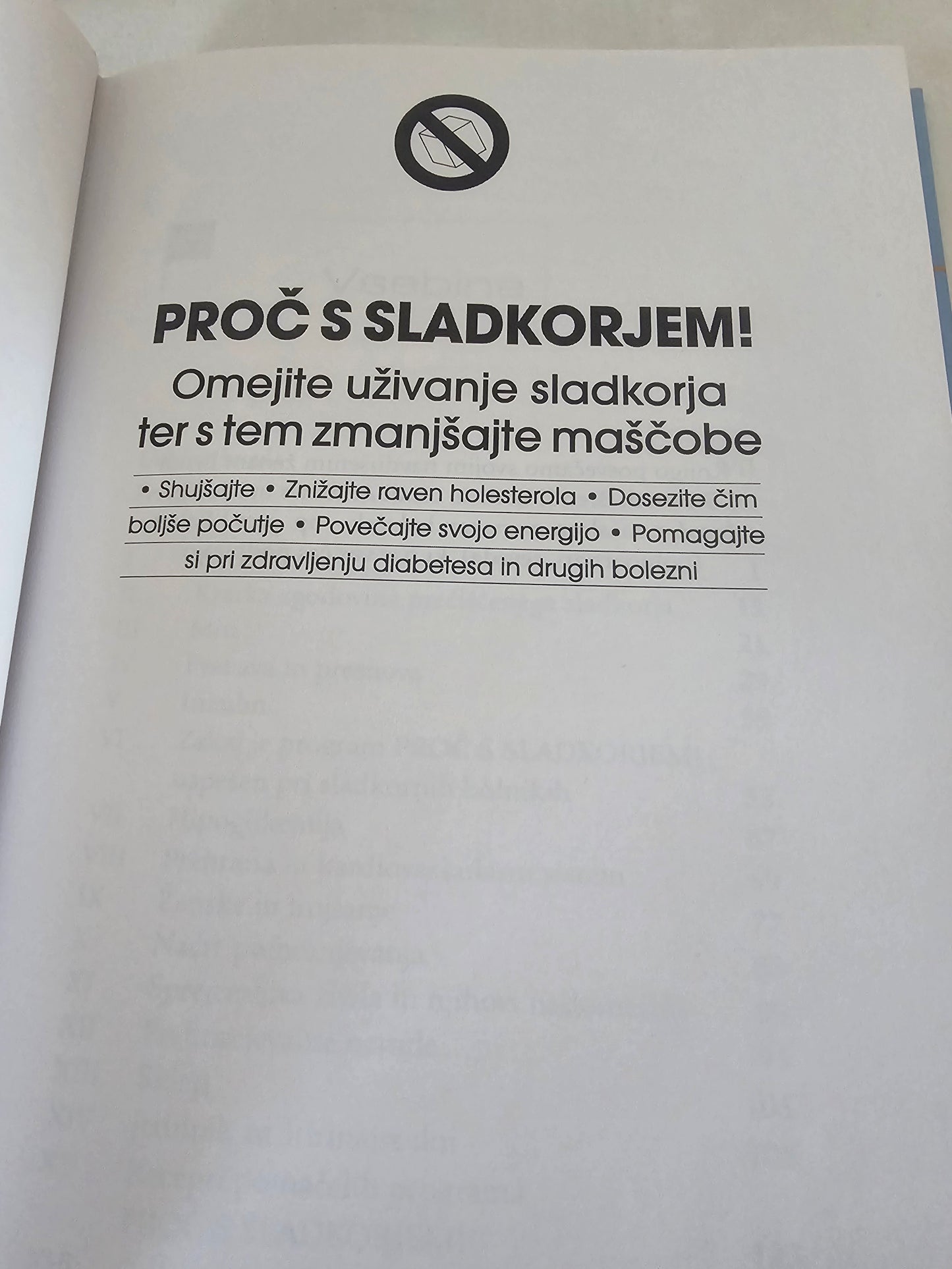 Proč s sladkorjem! Založba Mladinska knjiga