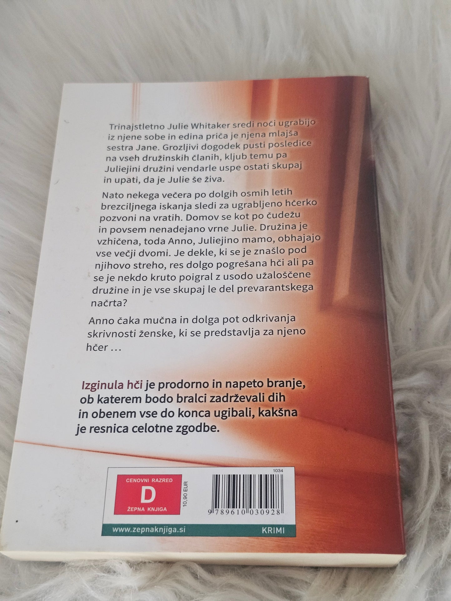 Izginula hči, Amy Gentry