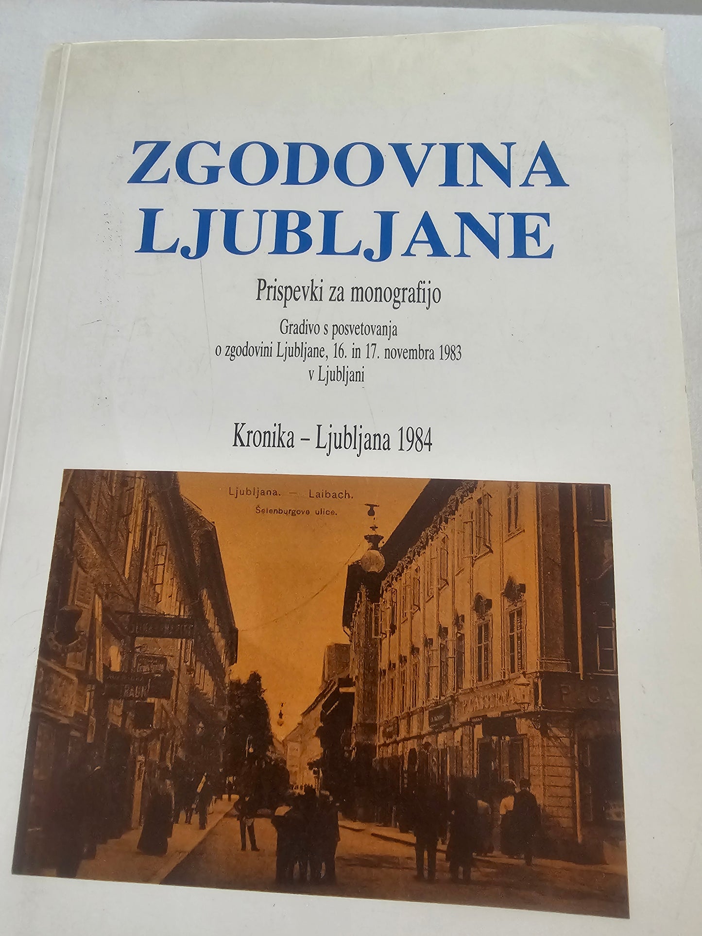 Zgodovina Ljubljane, prispevki za monografijo več avtorjev