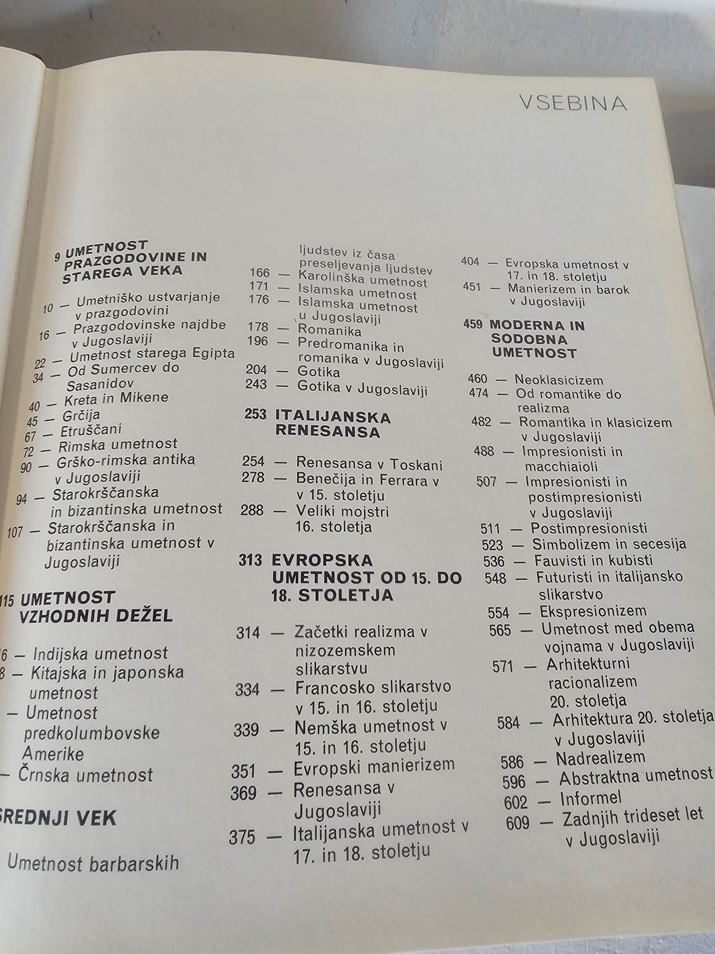 Svet umetnosti,  Camillo Semenzato.