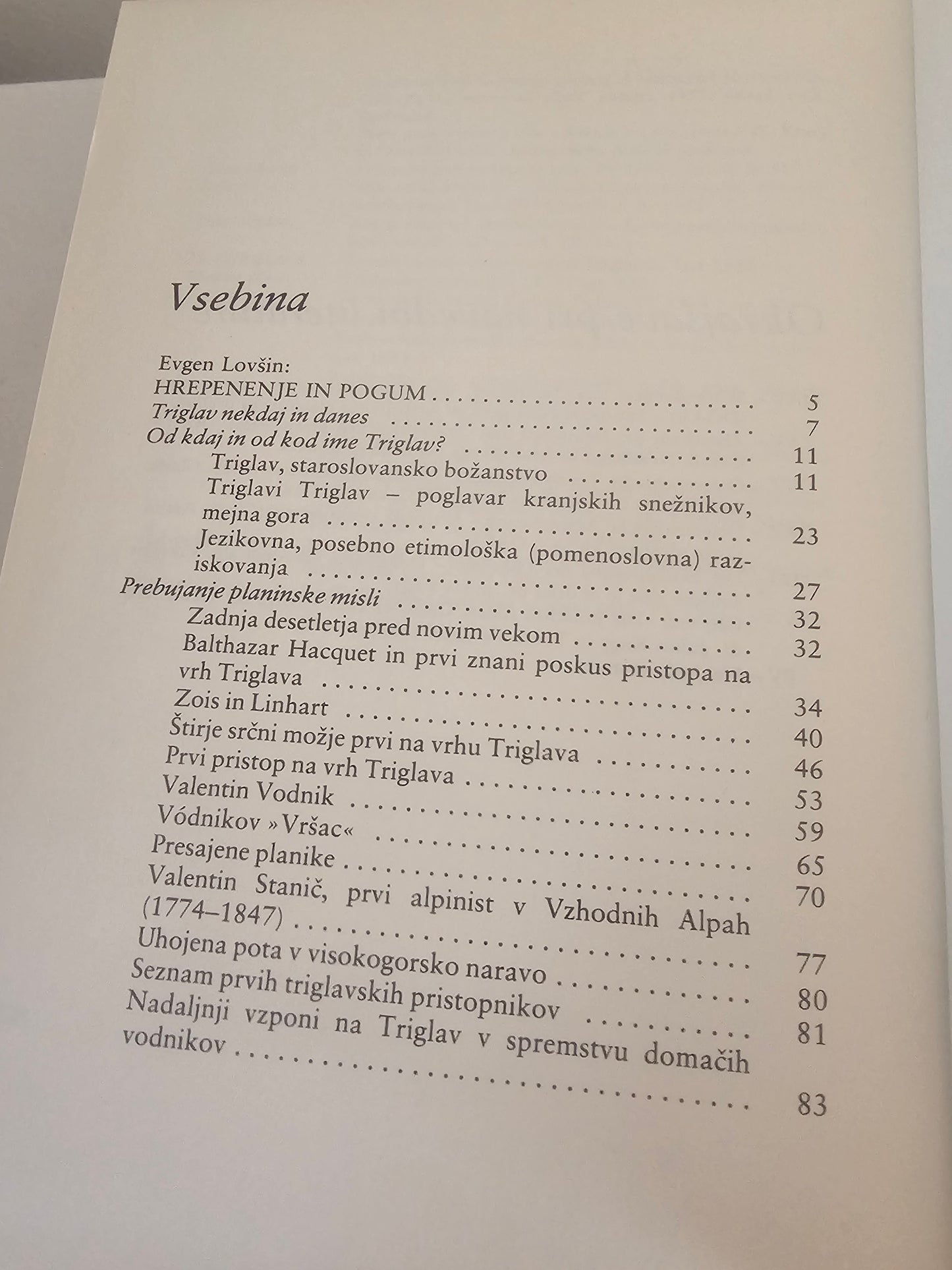 Triglav gora in simbol Hribar Lovšin Potočnik