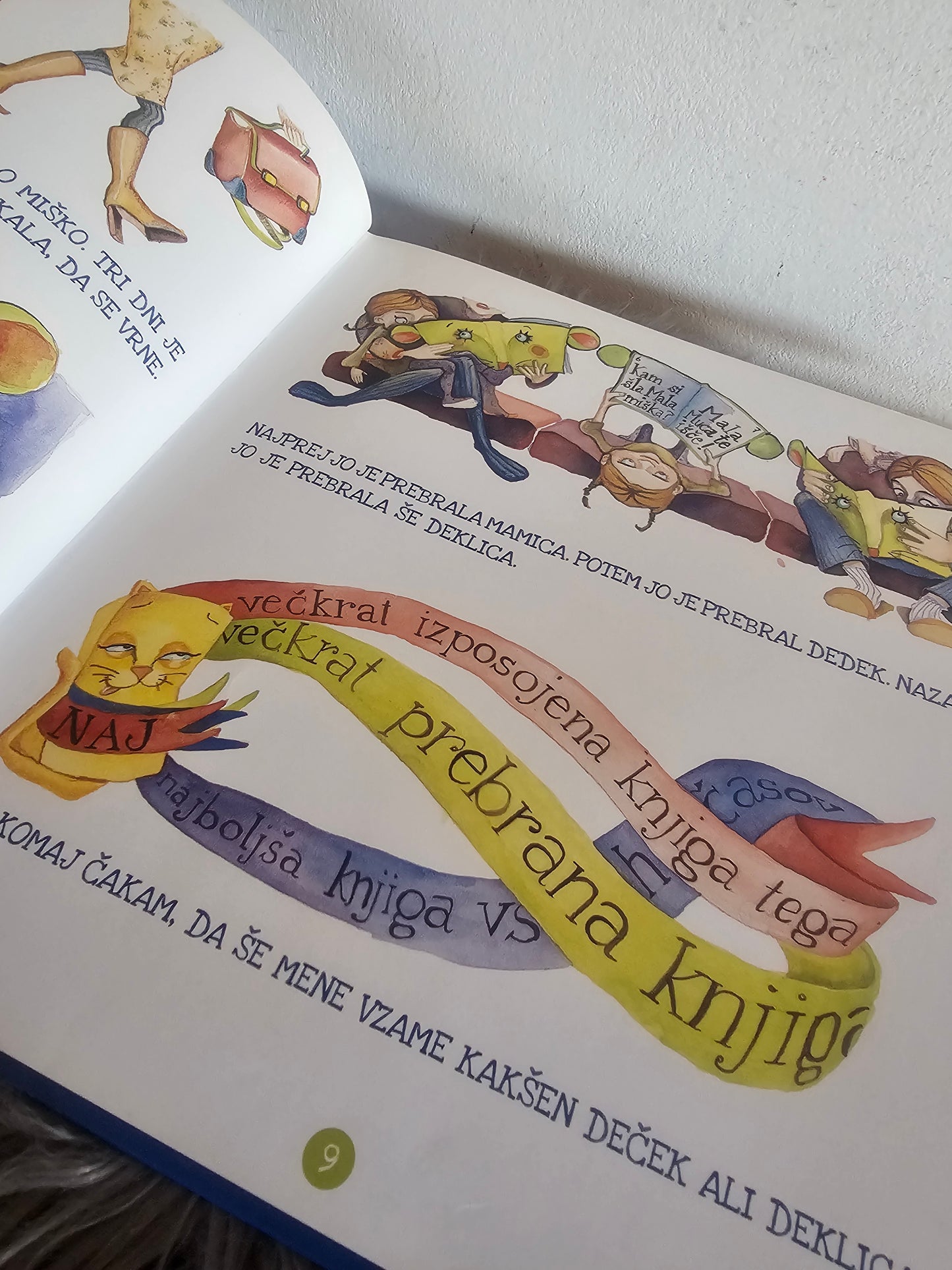 Mala muca v knjižnici, Vilma G. Simončič