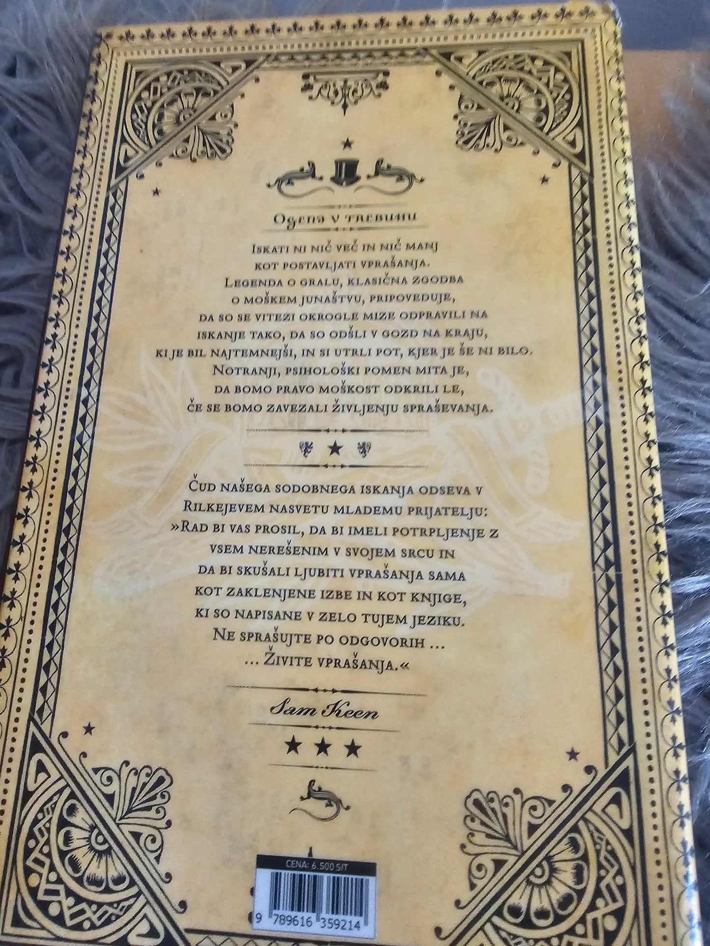 Ogenj v trebuhu, Sam Keen