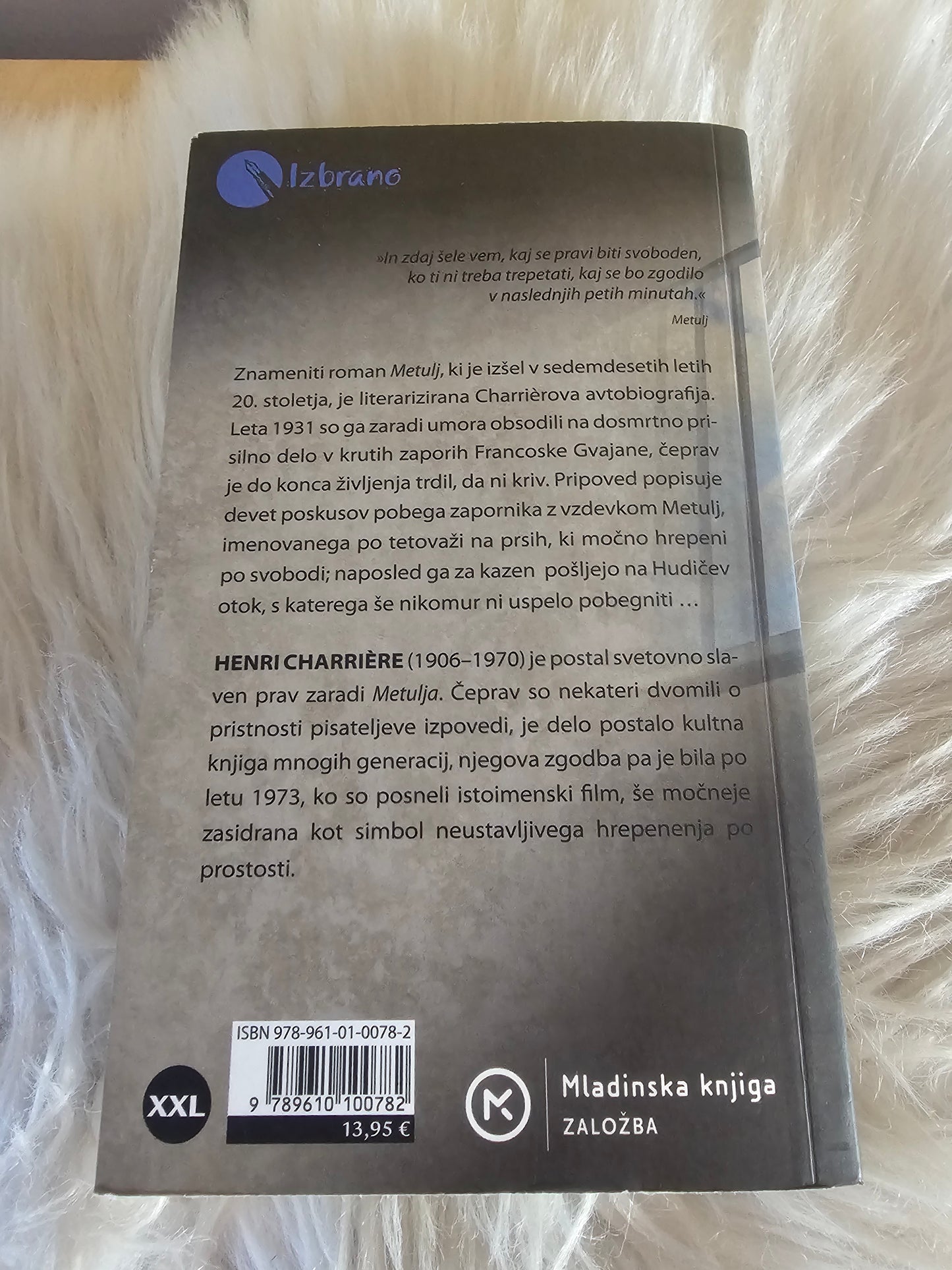 Metulj Henri Charriere