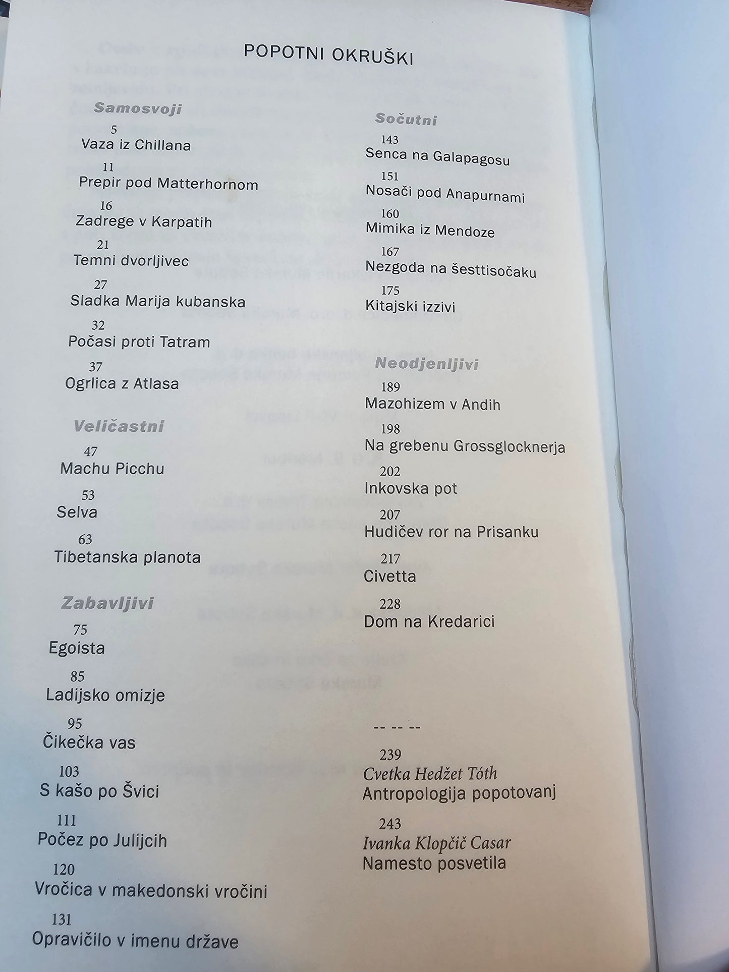 Popotni okruški Ivanka Klopčič Casar