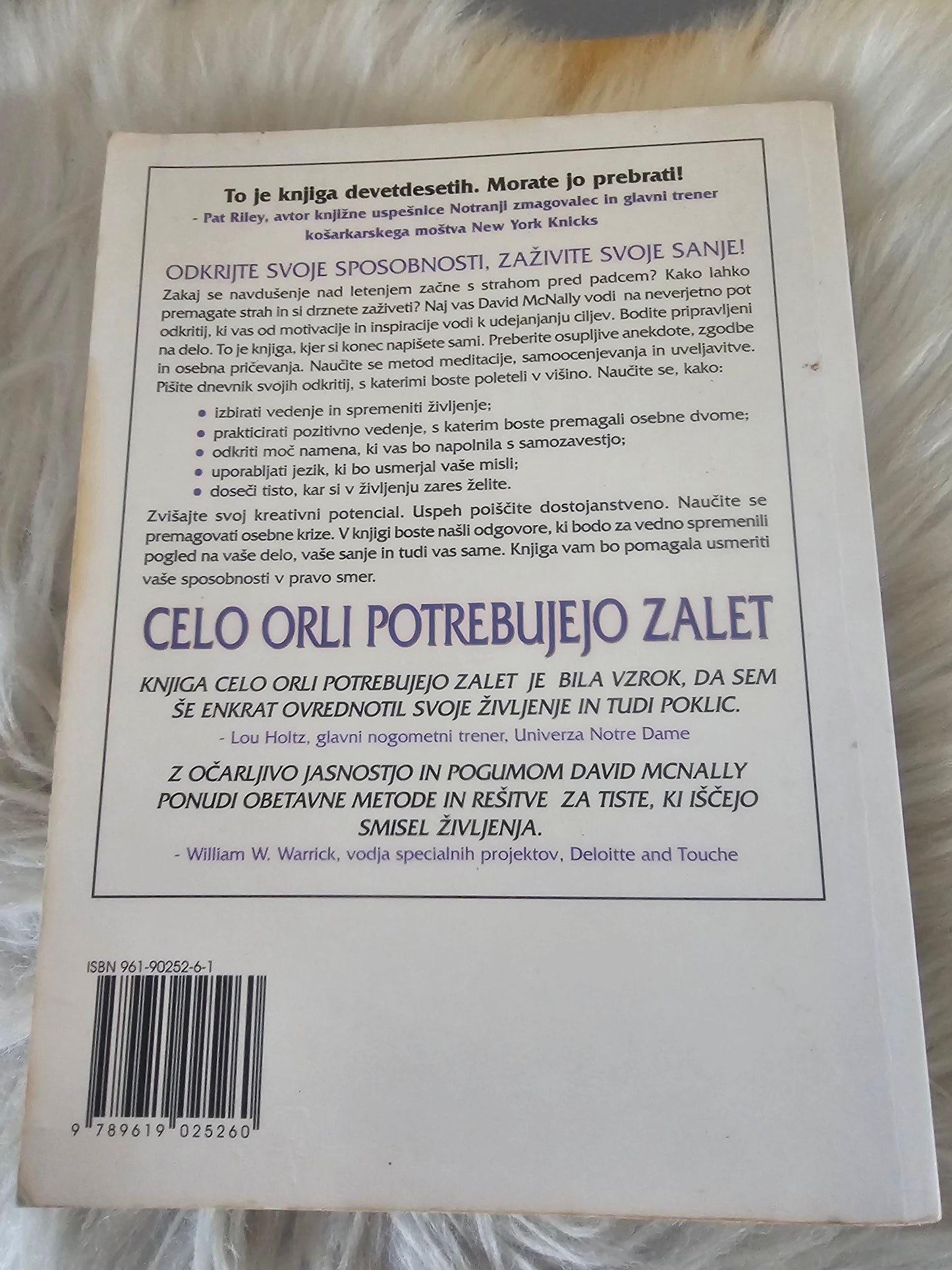 Celo orli potrebujejo zalet David McNally