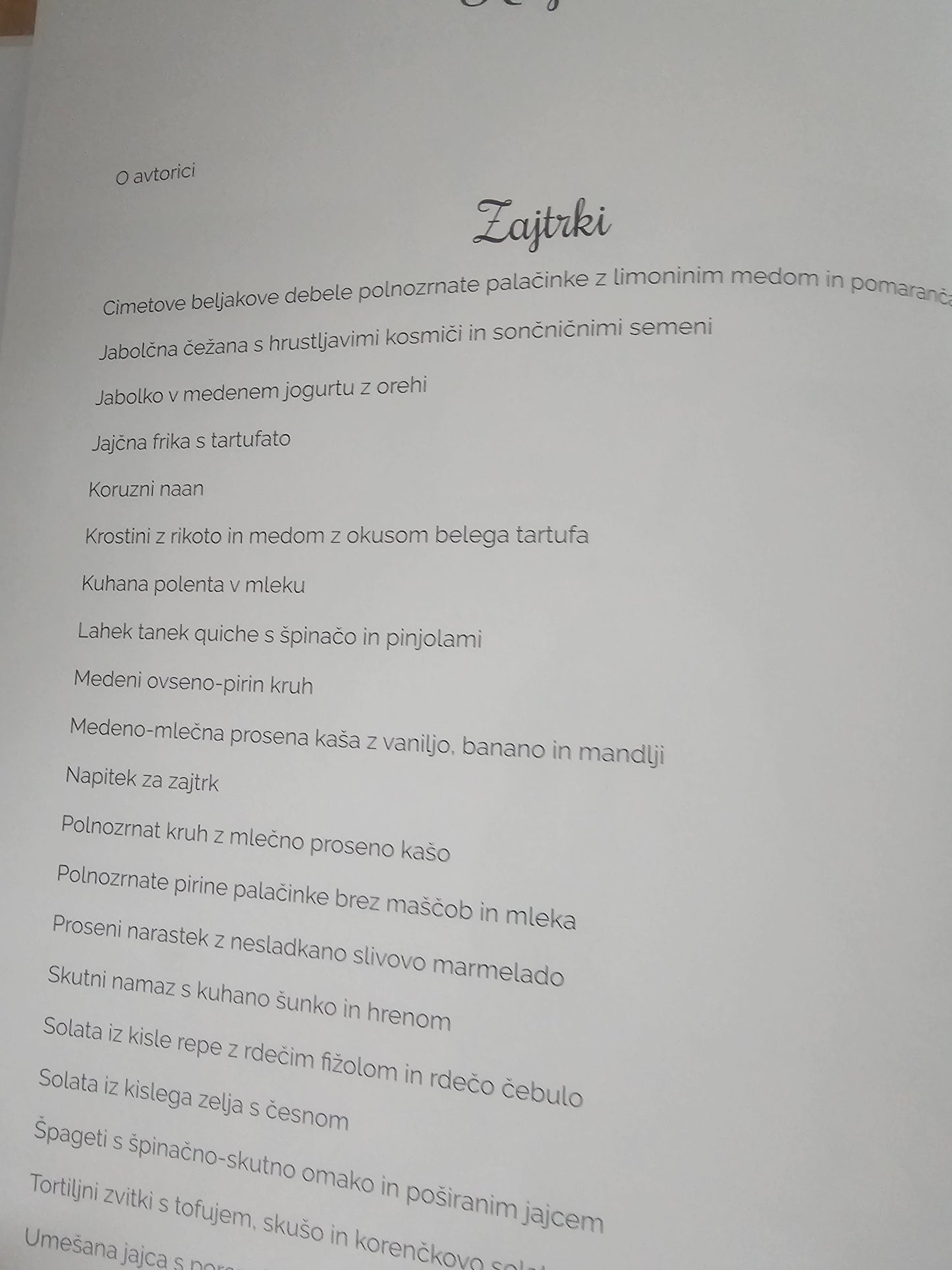 Anina kuhinja, Zdravo in uravnoteženo Ana Žontar Kristanc