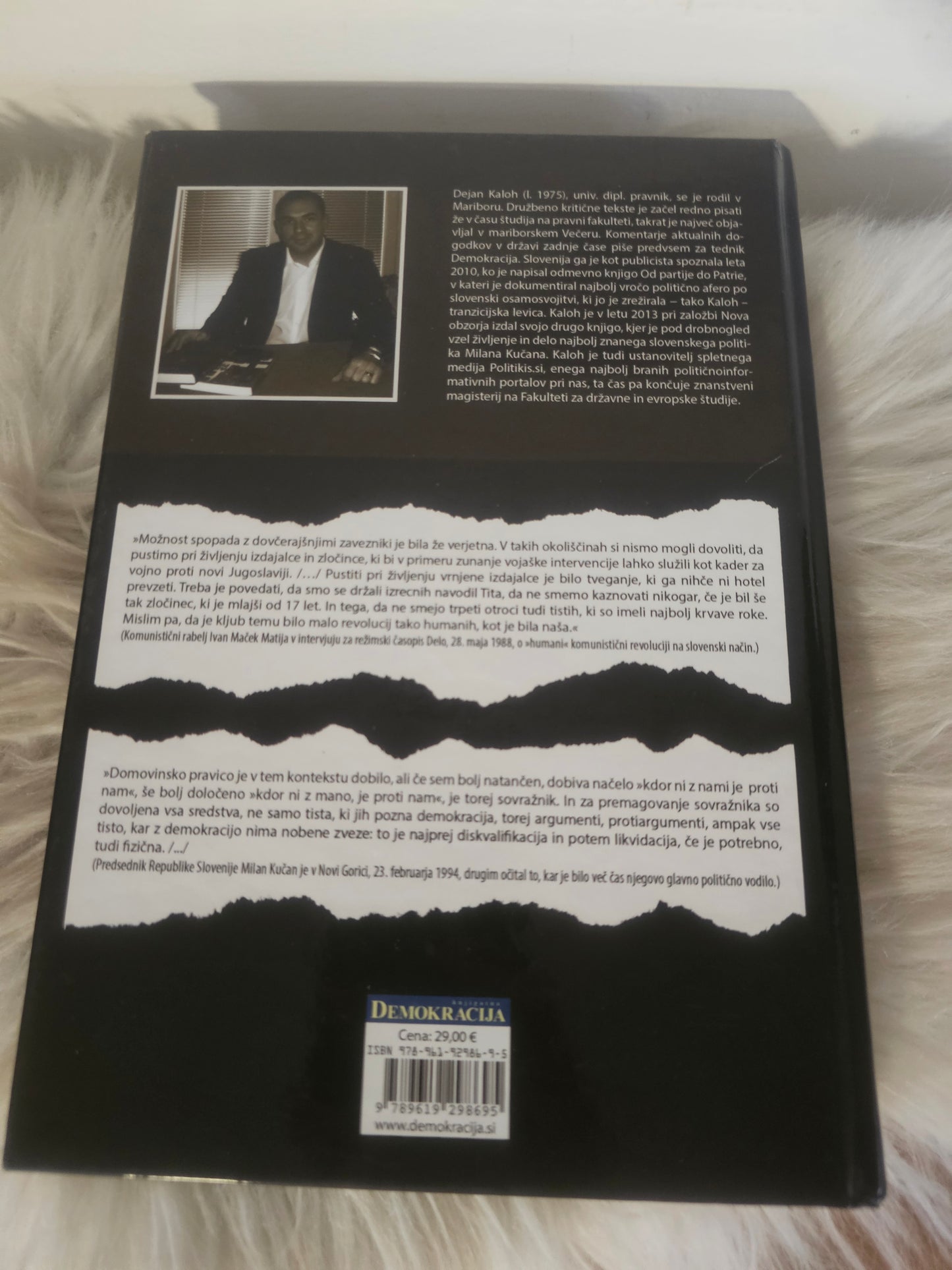 Milan Kučan Ko boter spregovori o sebi Dejan Kaloh