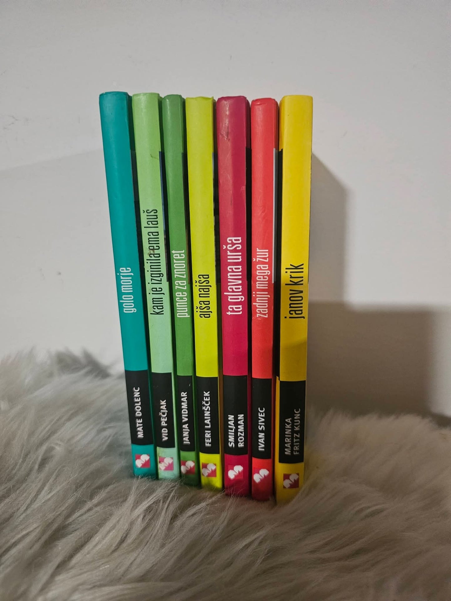 Punce za znoret~ Janja Vidmar,    - Janov krik~ Marinka Fritz Kunc,   - Ta glavna Urša, Smiljan Rozman,   - Zadnji mega žur, Ivan Sivec,   - Kam je izginila Ema Lauš, Vid Pečjak,   - Golo morje, Mate Dolenc,   - Ajša Najša, Feri Lainšček.