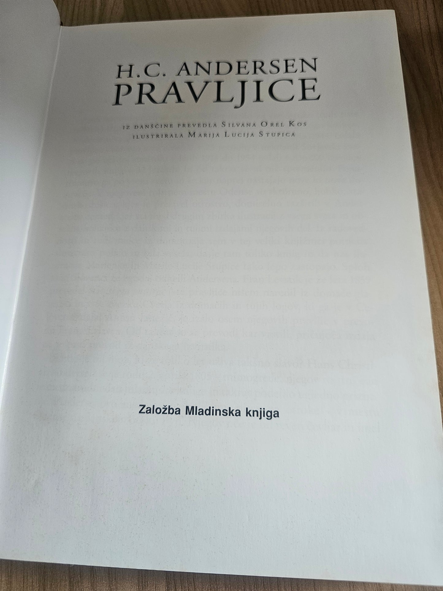 Veliki pravljičarji H. C. Andersen Pravljice Založba Mladinske knjiga