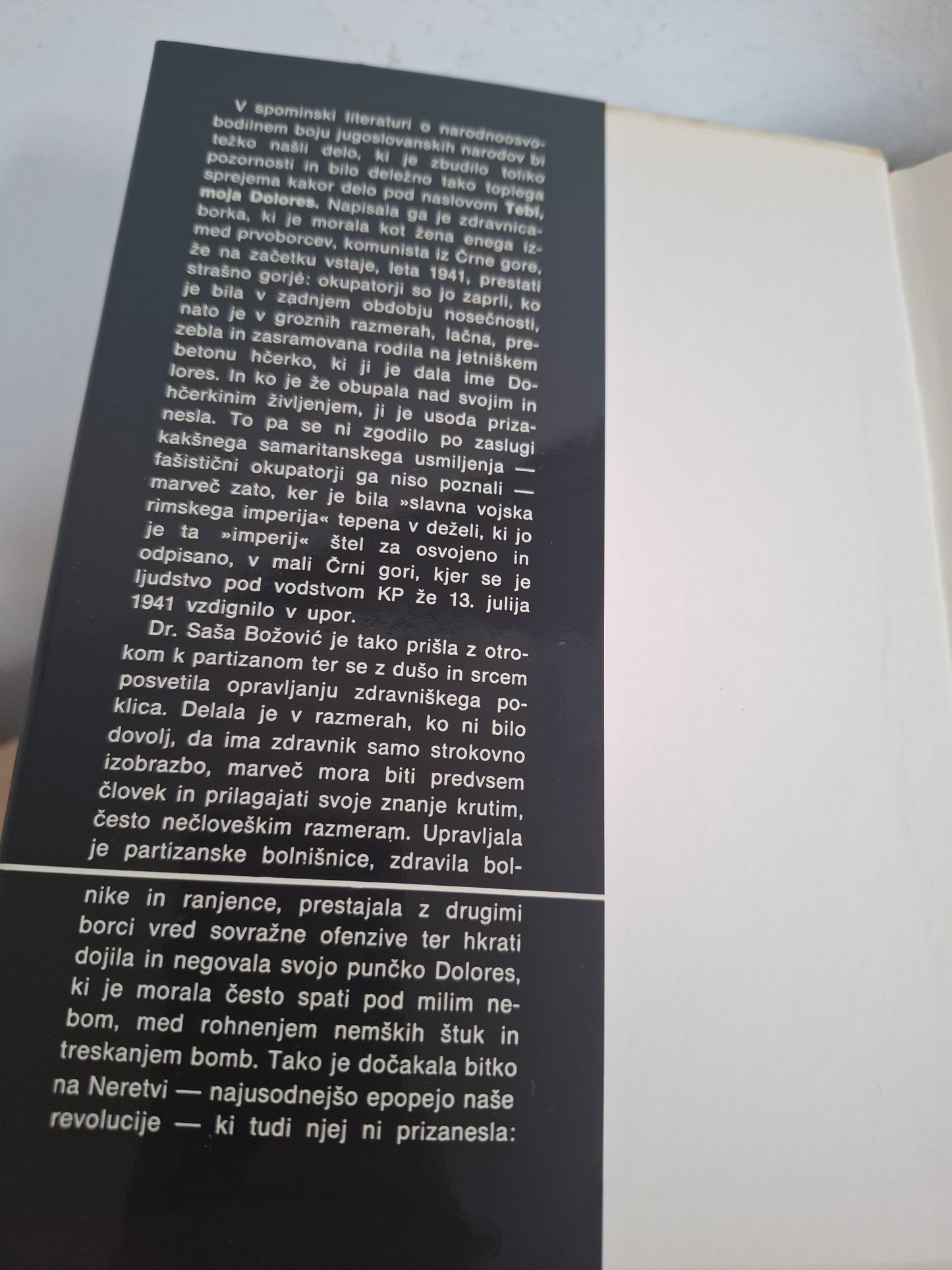 Tebi, moja Dolores, Saša Božović
