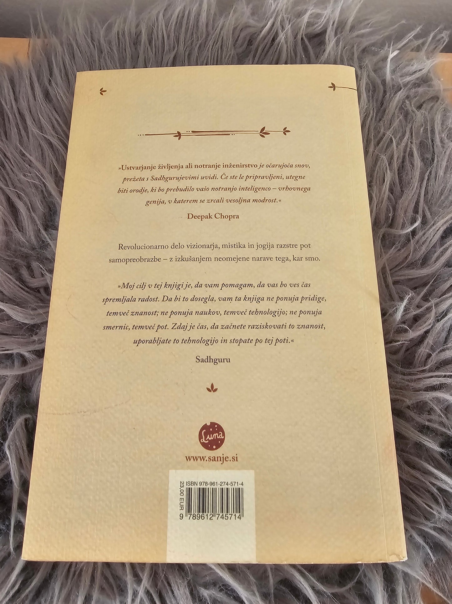 Ustvarjanje življenja ali notranje inženirstvo.   Jogijev vodnik do sreče Sadhguru