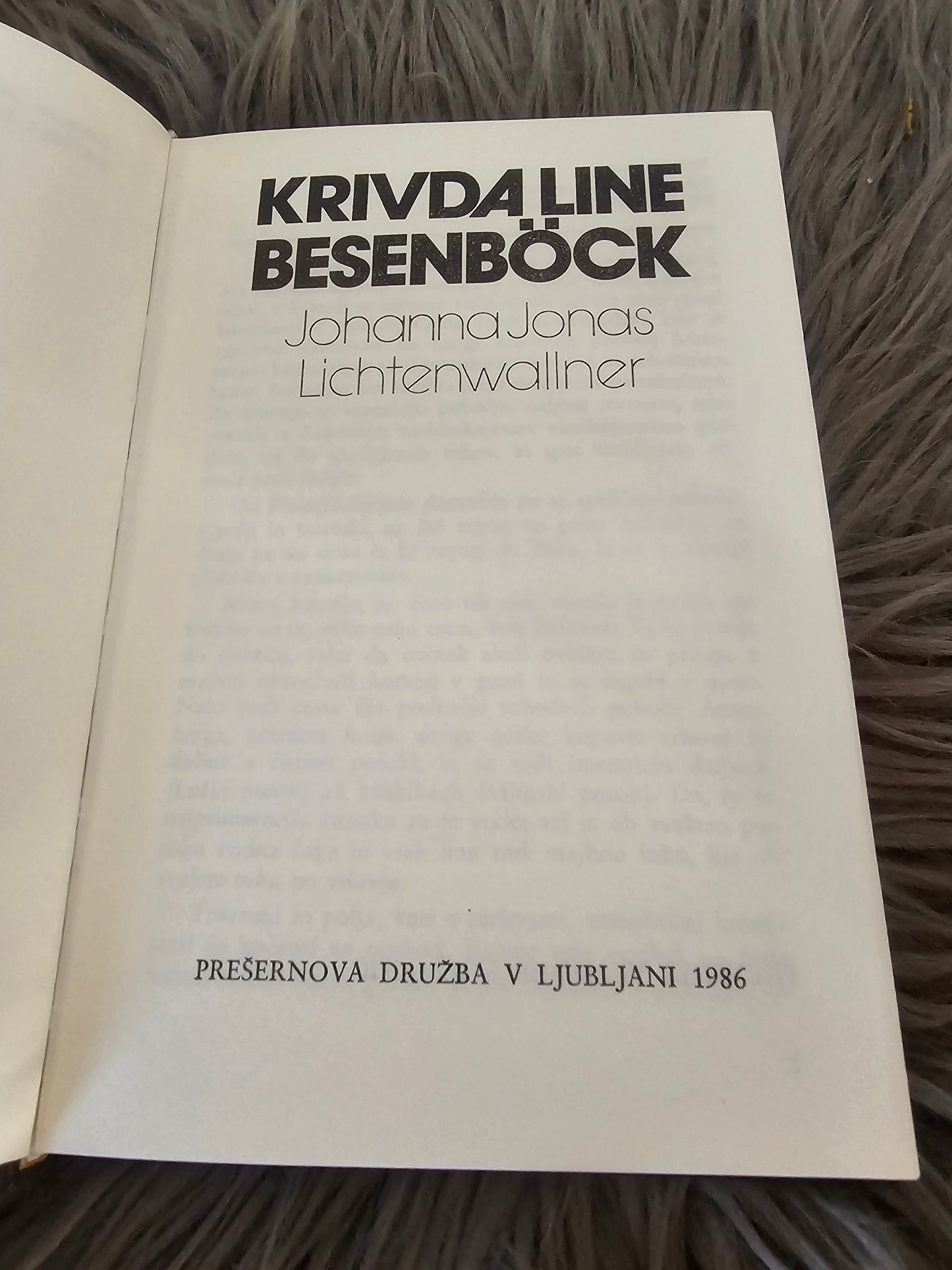 Krivda Line Besenböck, Johanna Jonas Lichtenwallner