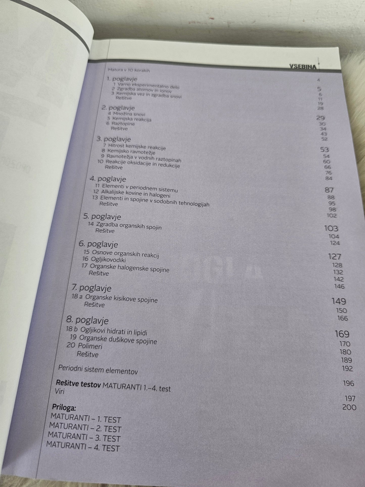 Matura kemija za pripravo na splošno maturo  Tako lahko