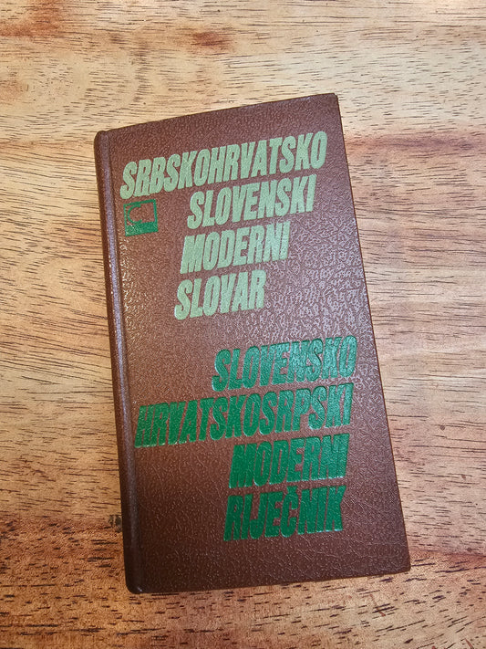 Srbskohrvatsko slovenski moderni slovar Janko Jurančič