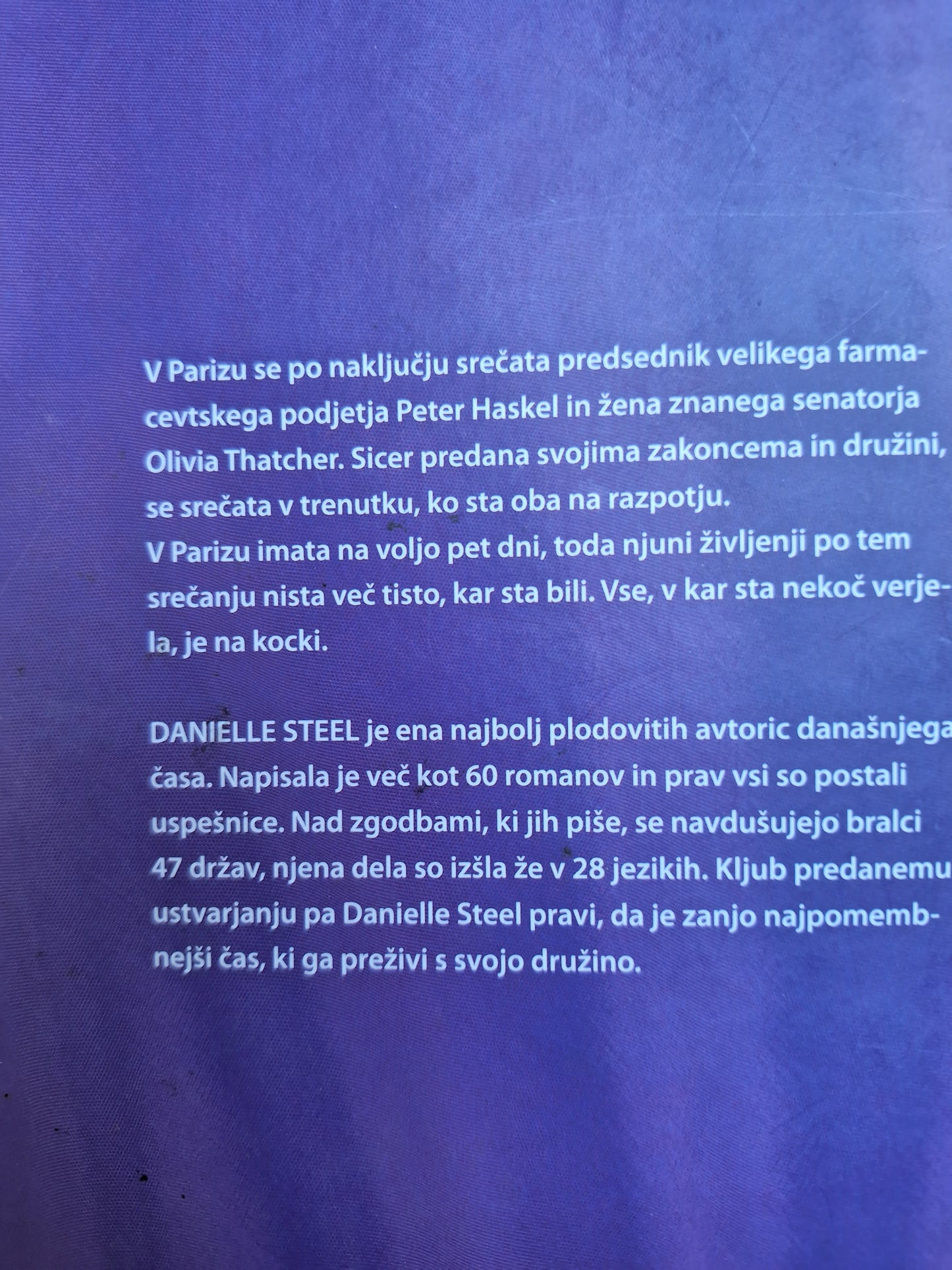 Pet dni v Parizu Danielle Steel