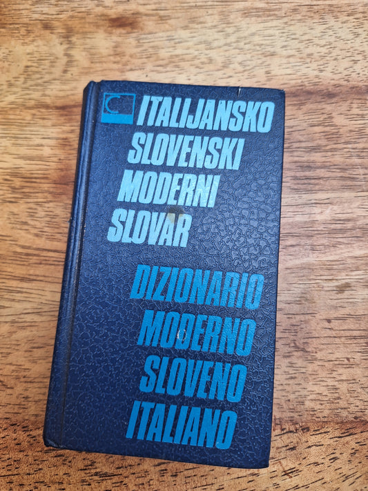 Italijansko slovenski,slovensko-italijanski slovar  Anton Grad