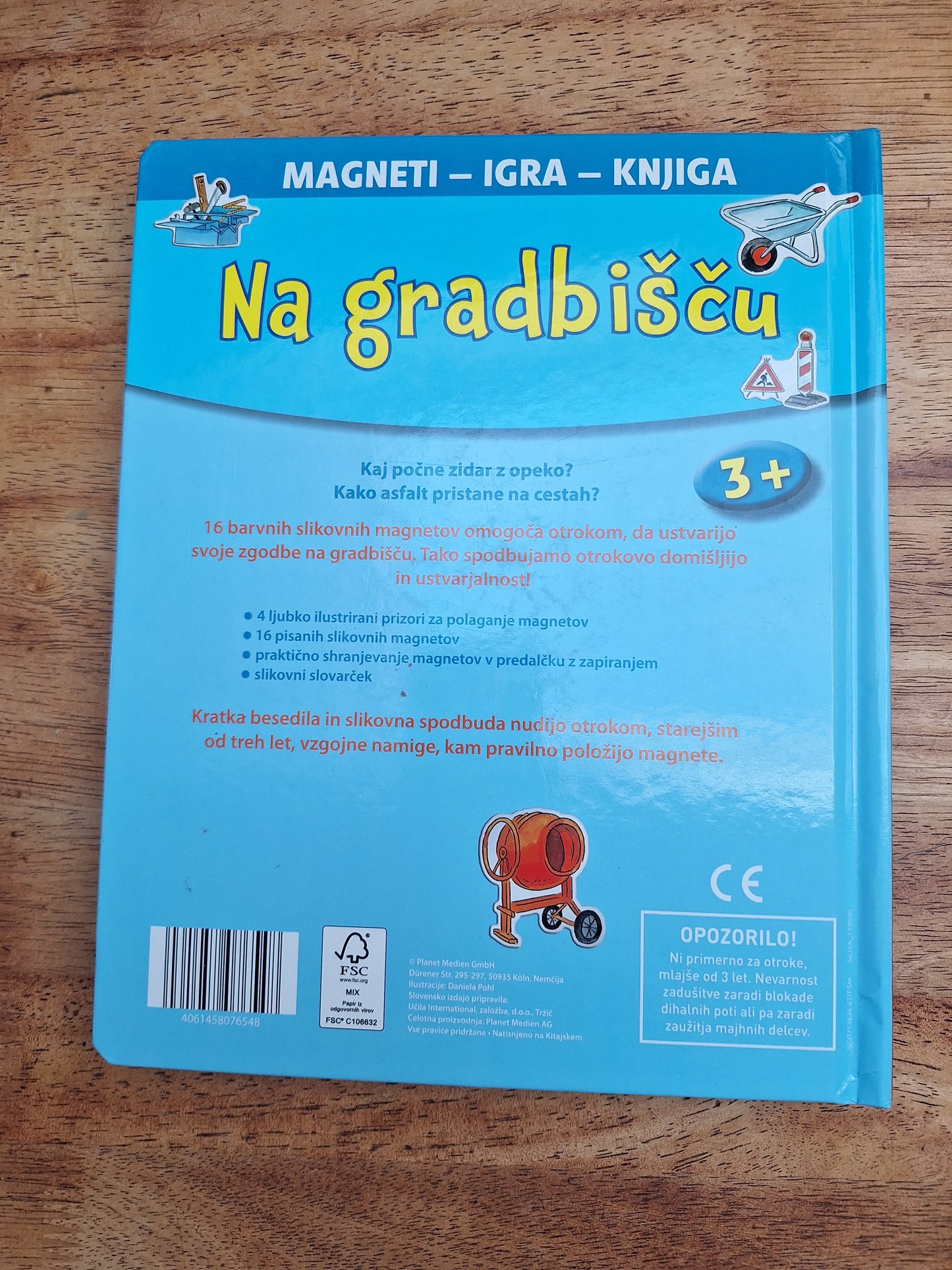 Na gradbišču magneti,igra Učila