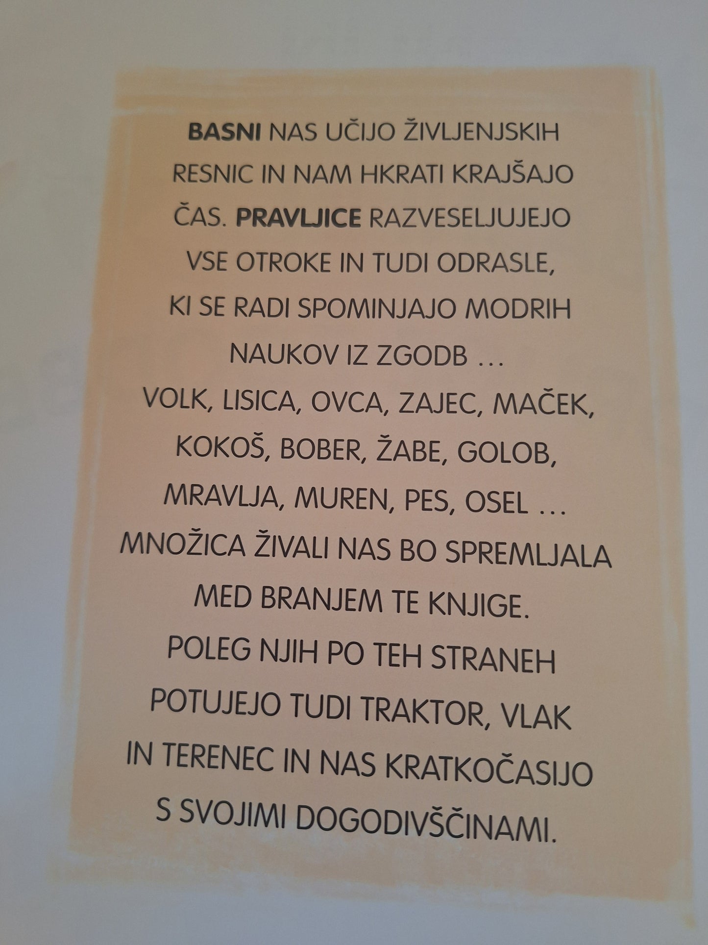 Basni in druge zgodbe Založba Grahovac