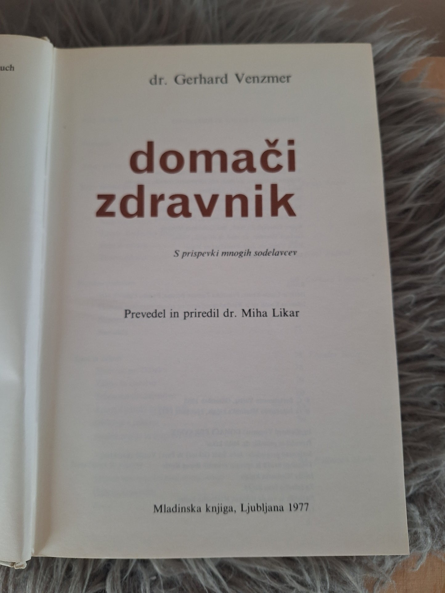 Domači zdravnik Gerhard Venzmer