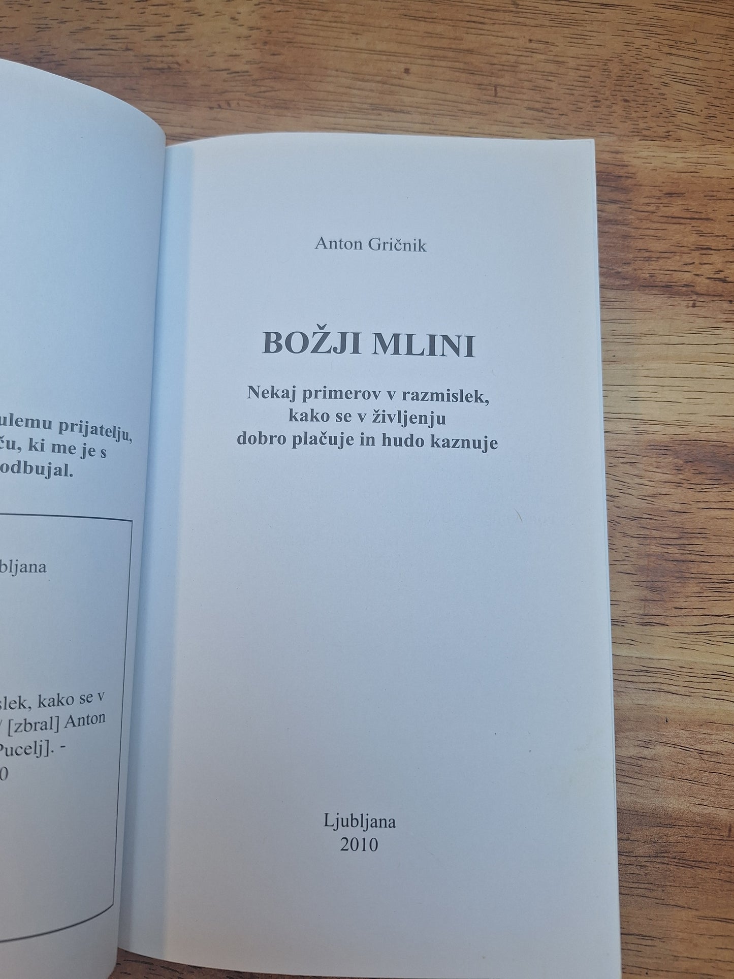 Božji mlini Anton Gričnik