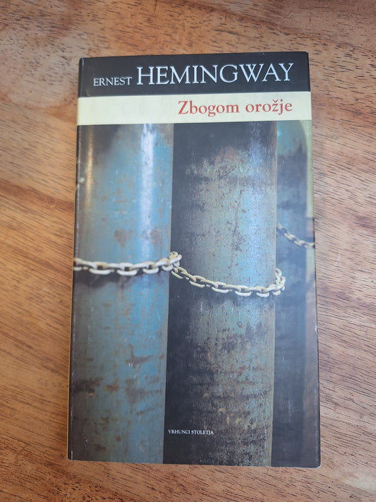 Zbogom orožje Ernest Hemingway