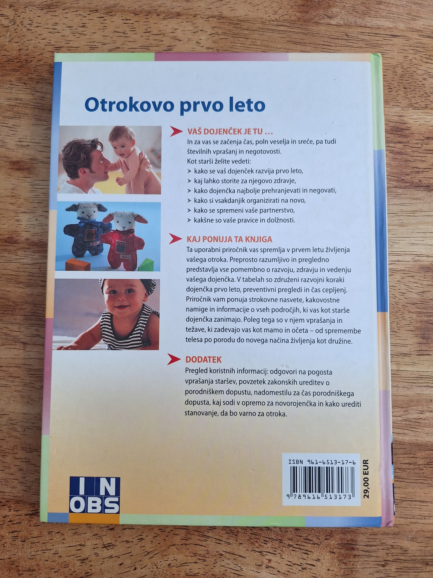 Otrokovo prvo leto Gerda Pighin Bernd Simon dr.