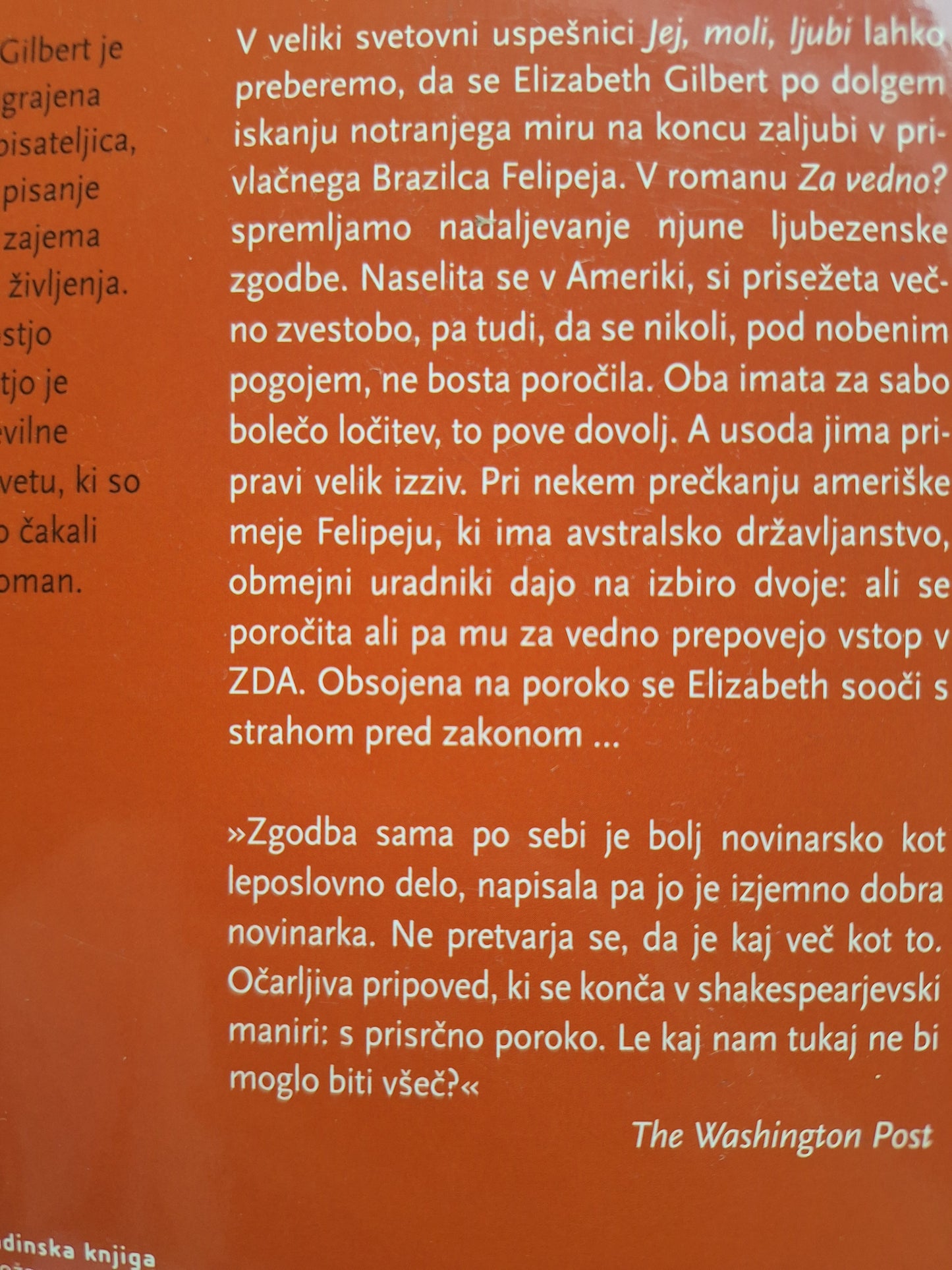 Za vedno? Elizabeth Gilbert