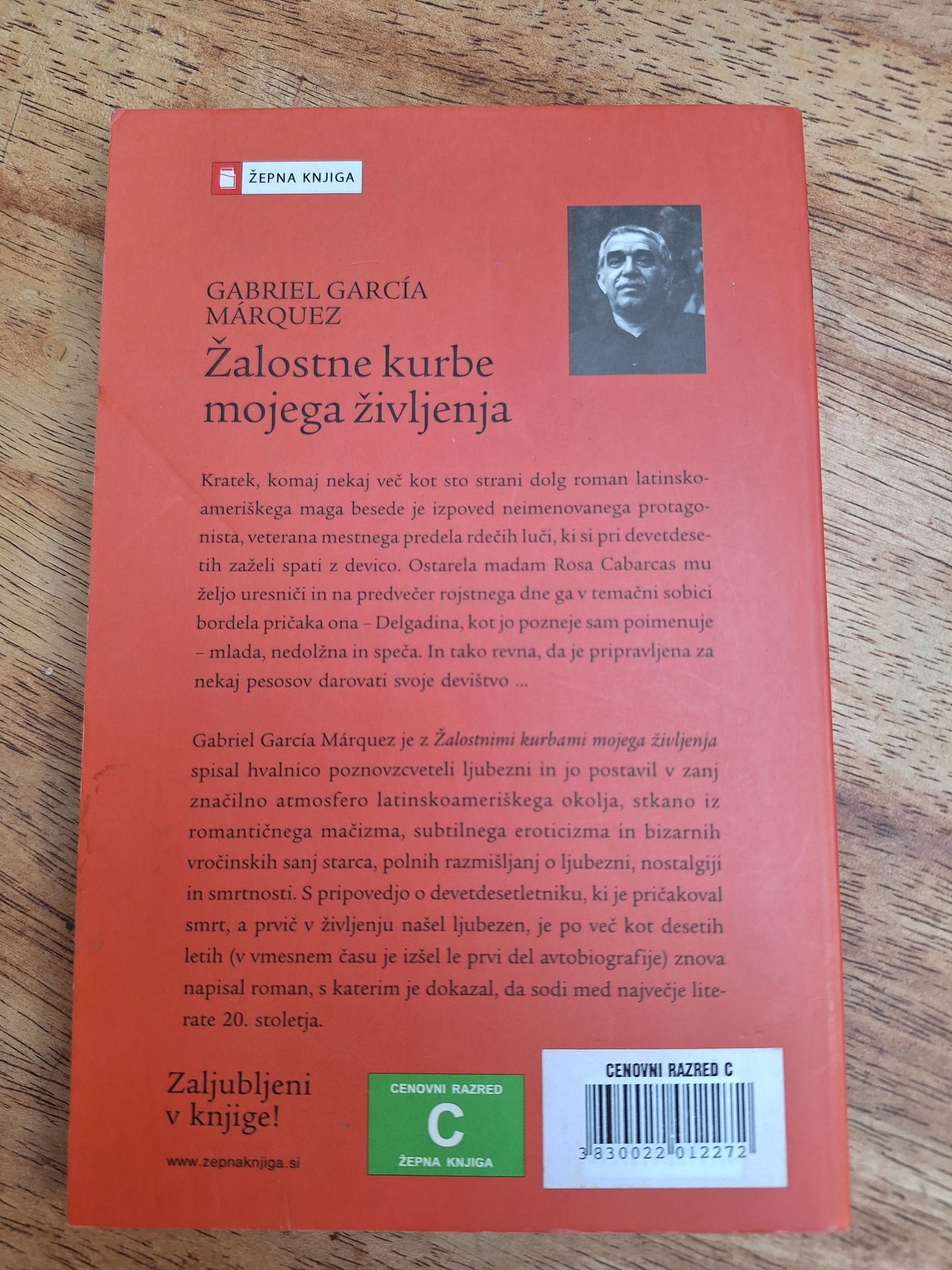 Žalostne kurbe mojega življenja Gabriel Garcia Marquez