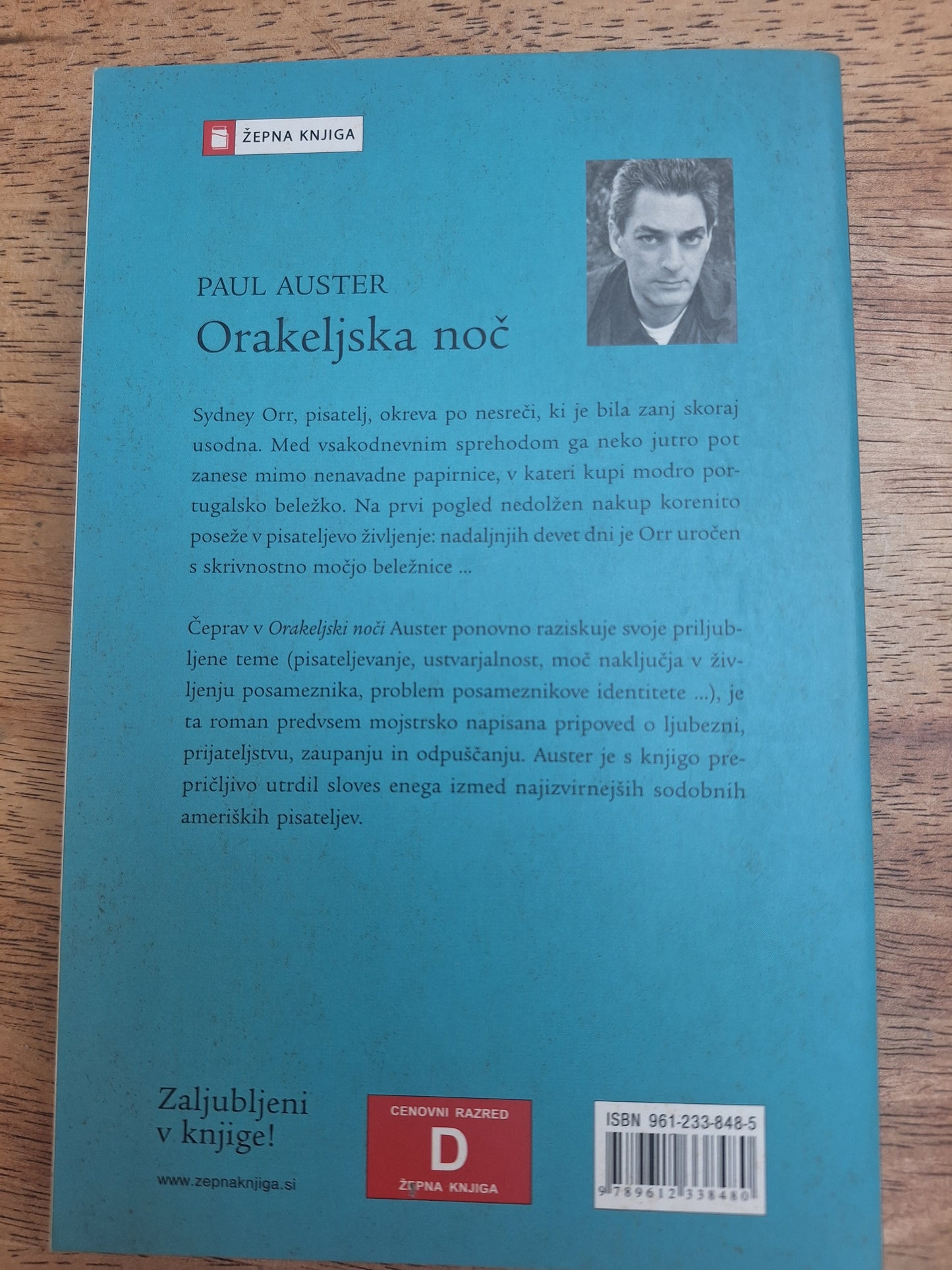 Orakeljska noč Paul Auster