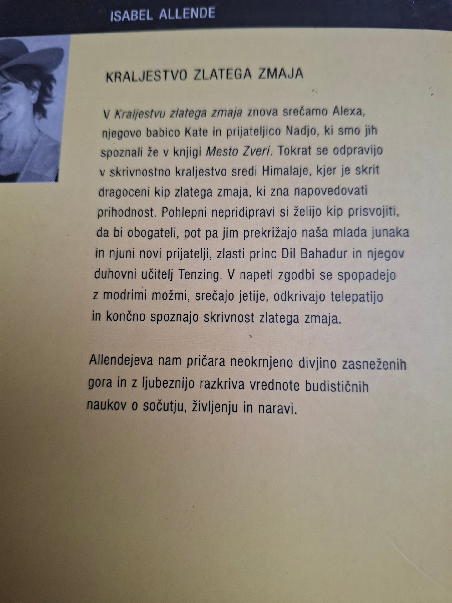 Kraljestvo zlatega zmaja Isabel Allende