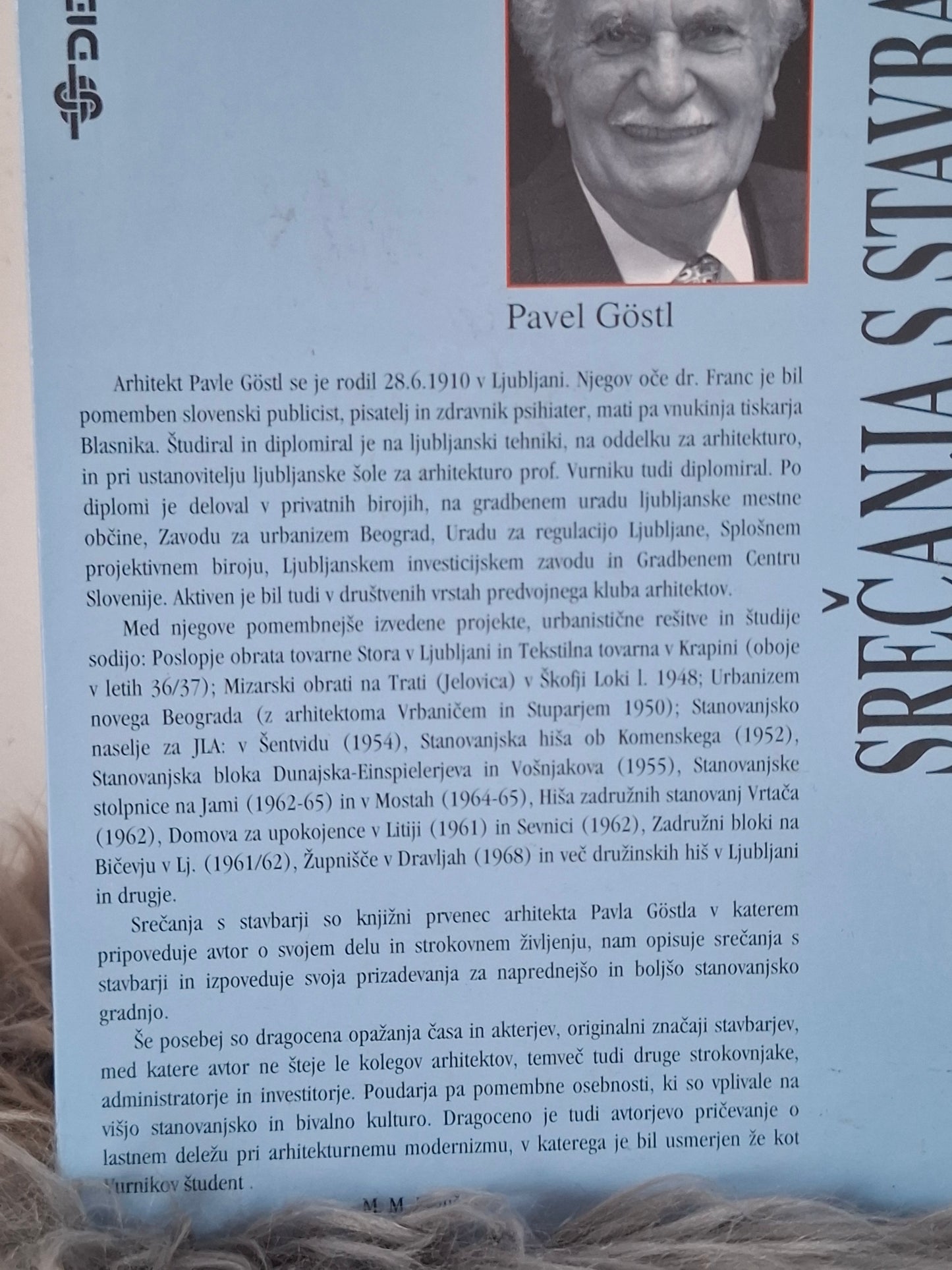 Srečanja s stavbarji Pavel Göstl