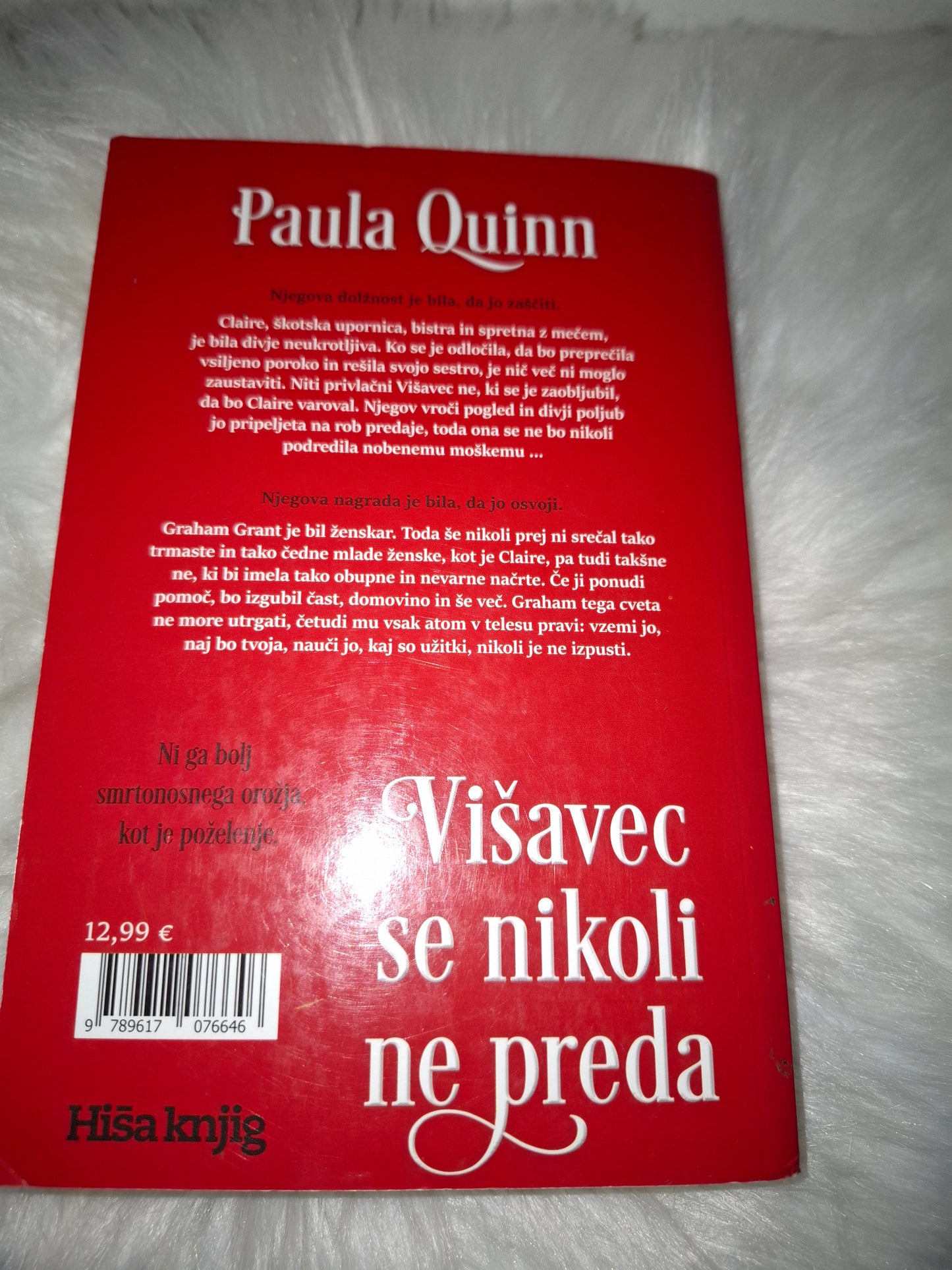 Višavec se nikoli ne preda Paula Quinn