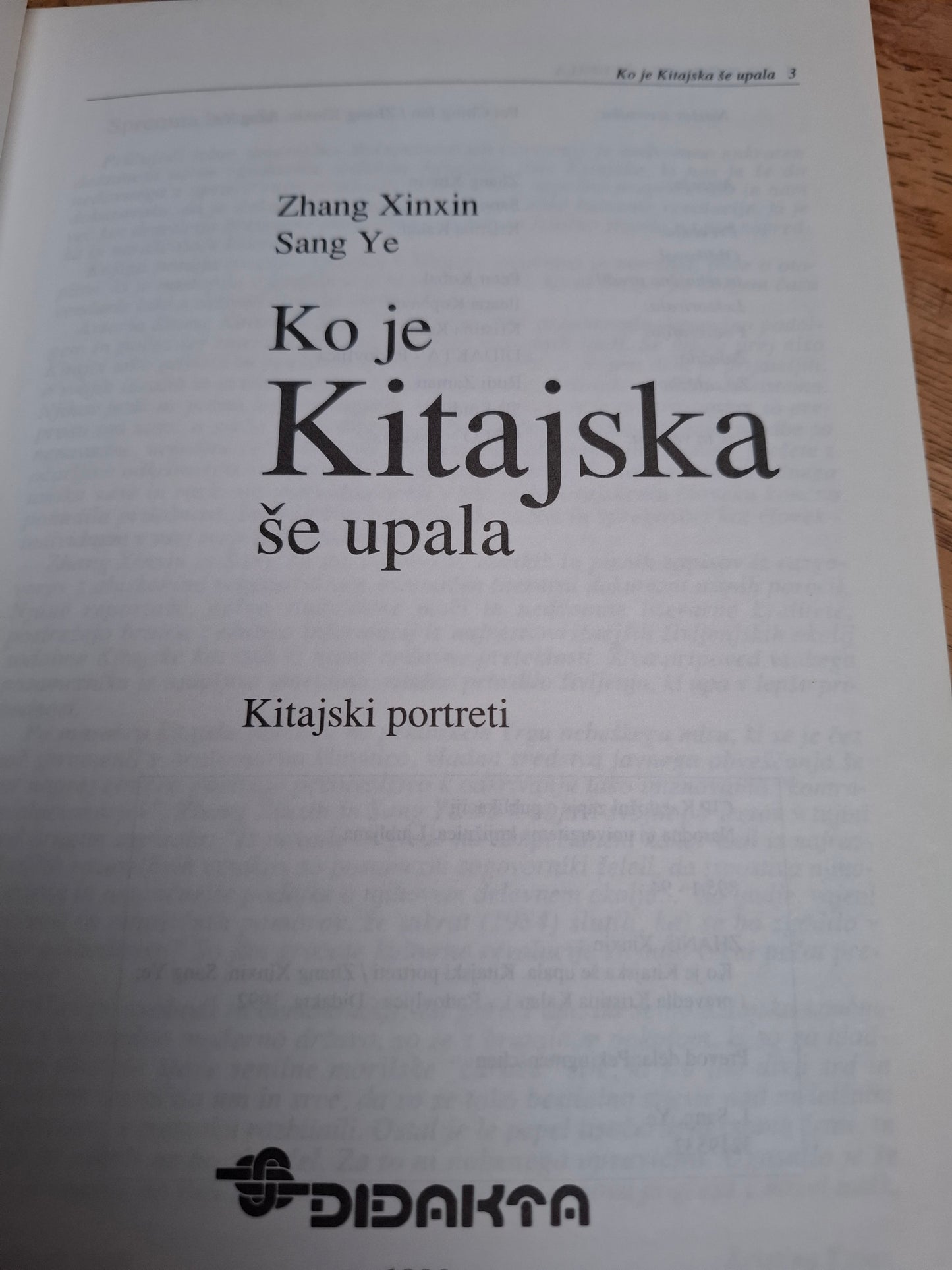 Ko je Kitajska še upala Zhang Xinxin in Sang Ye