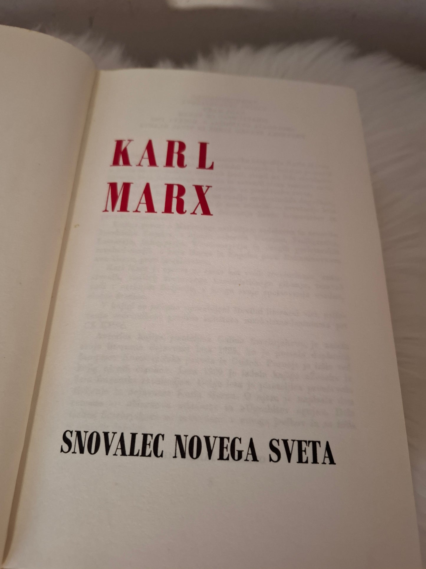 Karl Marx, Založba Obzorja