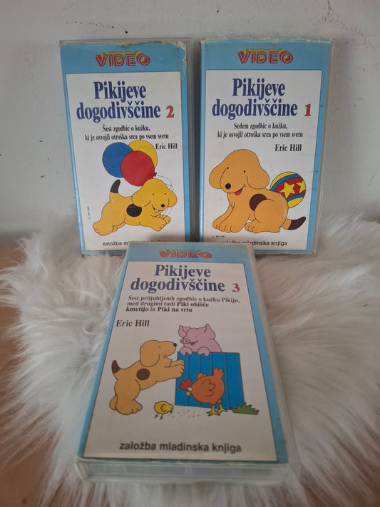 Pikijeve dogodivšćine Videokasete Eric Hill