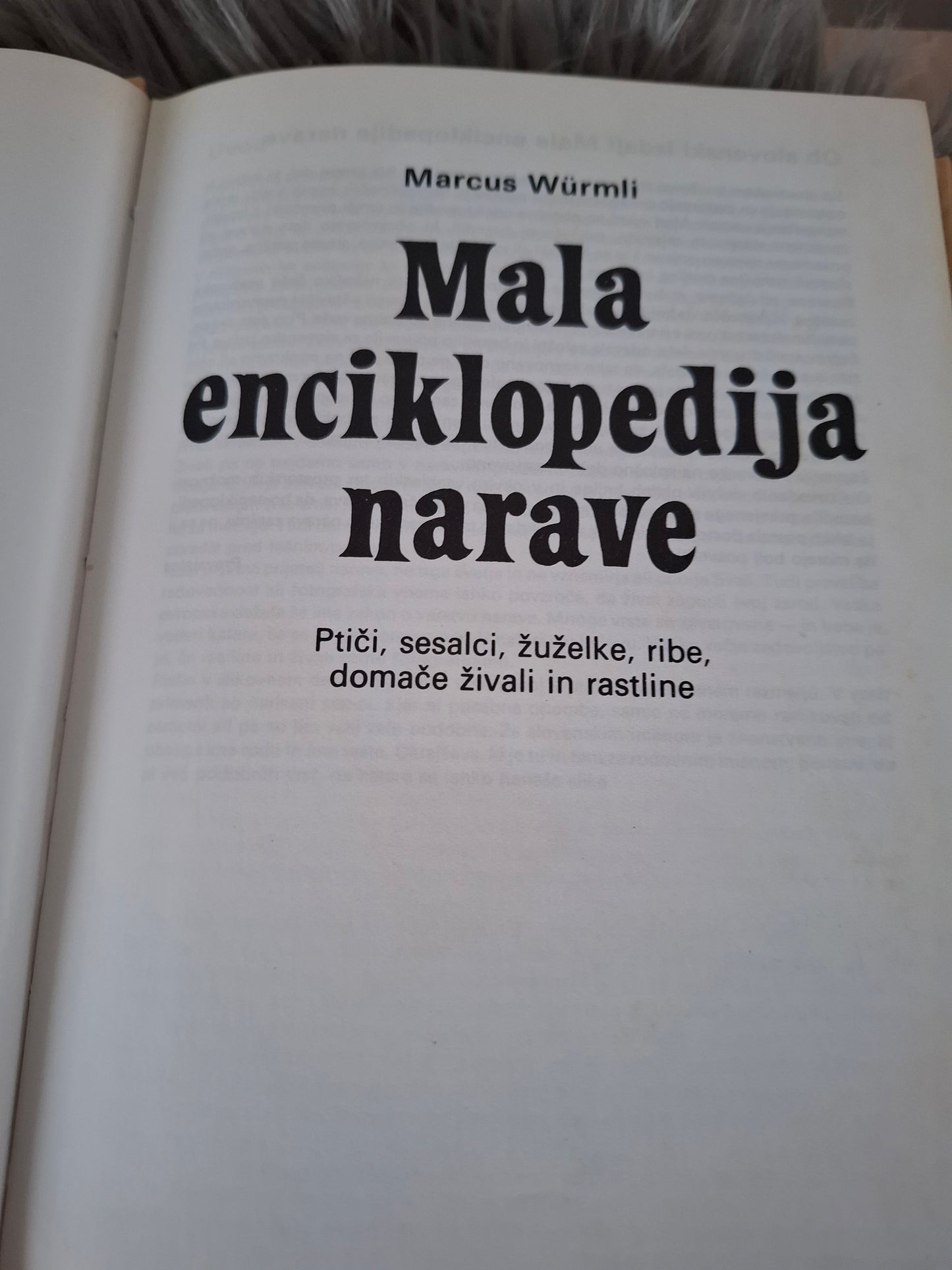 Mala enciklopedija narave, Marcus Würmli