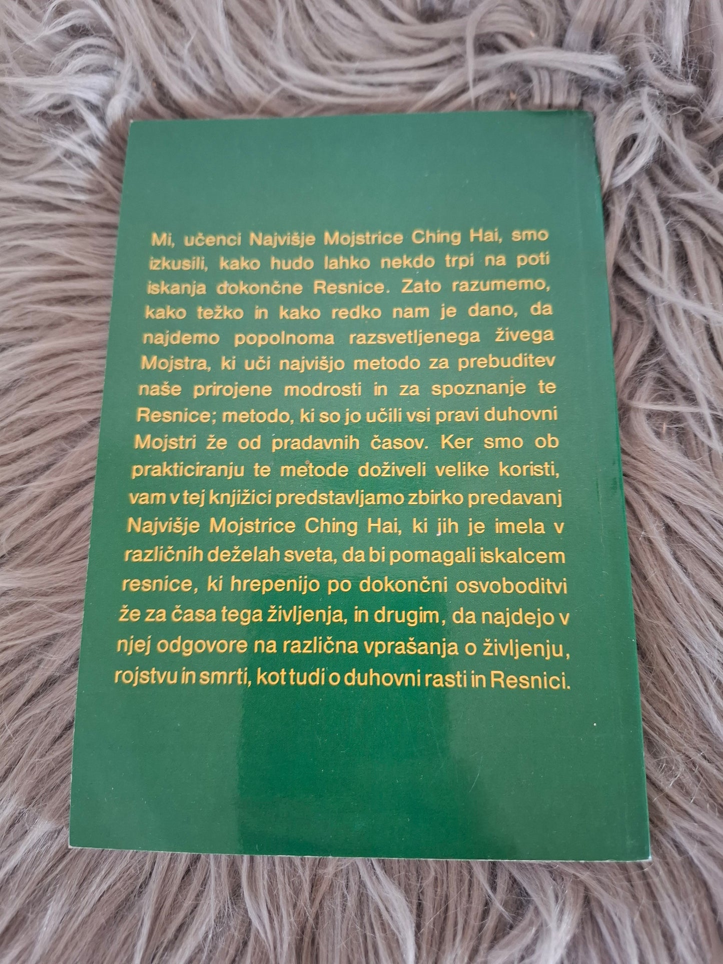 Ključ do takojšnjega razsvetljenja, najvišja Mojstrica Ching Hai.