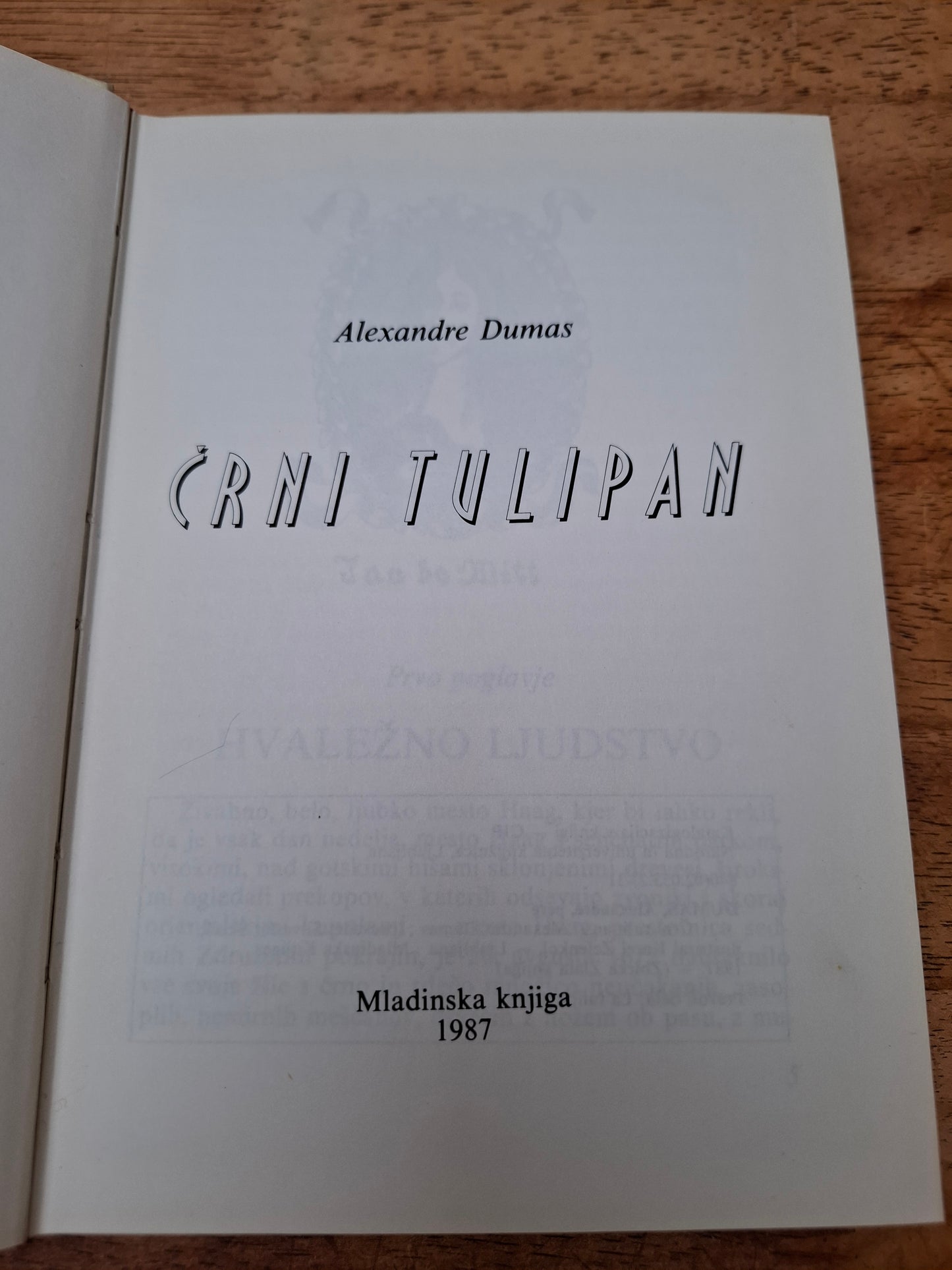 Črni tulipan Alexandre Dumas