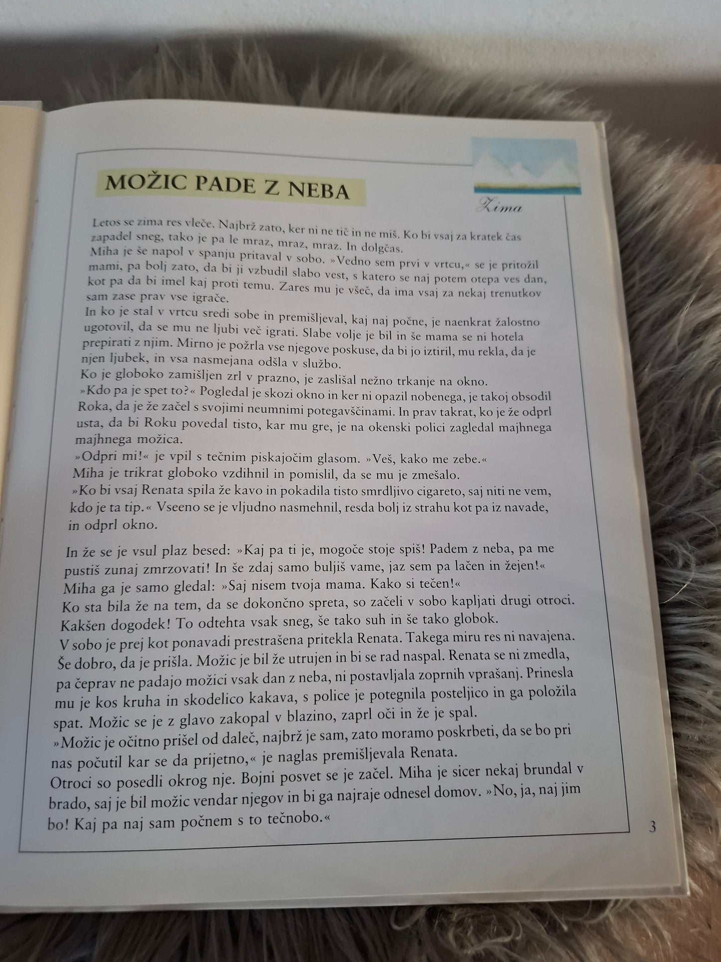 Možic pade z neba, naredimo mu vrt, Meta Krese Baskar