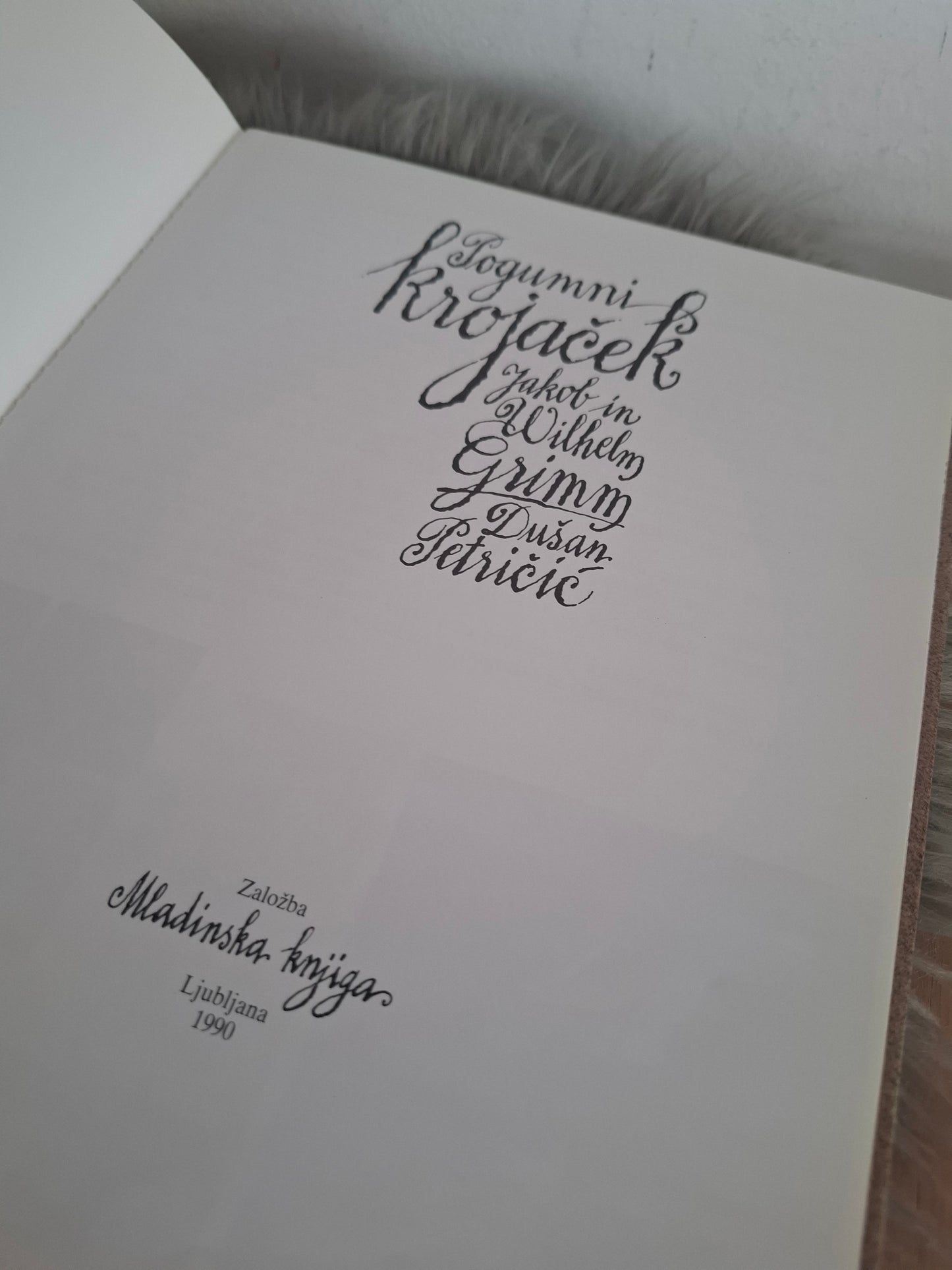 Pogumni krojaček Jakob in Wilhelm Grimm