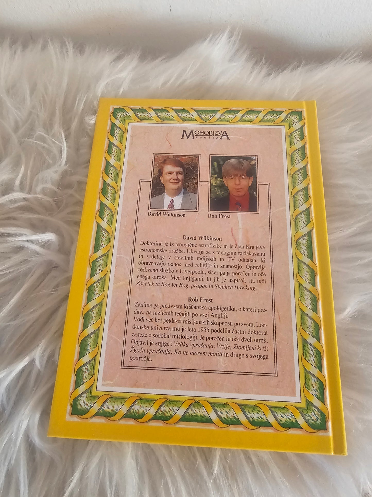 O bogu in znanosti David Wilkinson Rob Frost