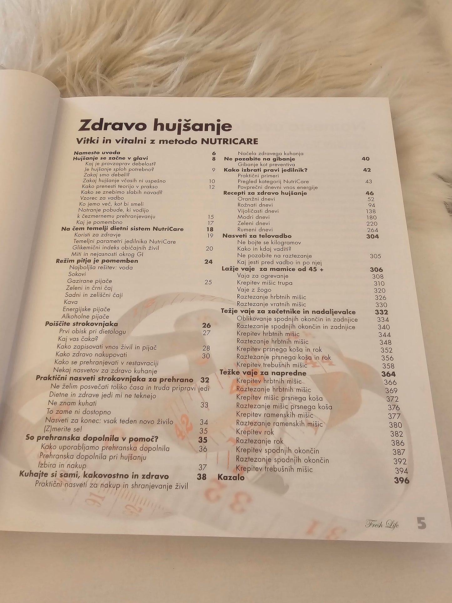 Zdravo hujšanje, vitki in vitalni z metodo Nutri Care  Freh Life Mladinska knjiga