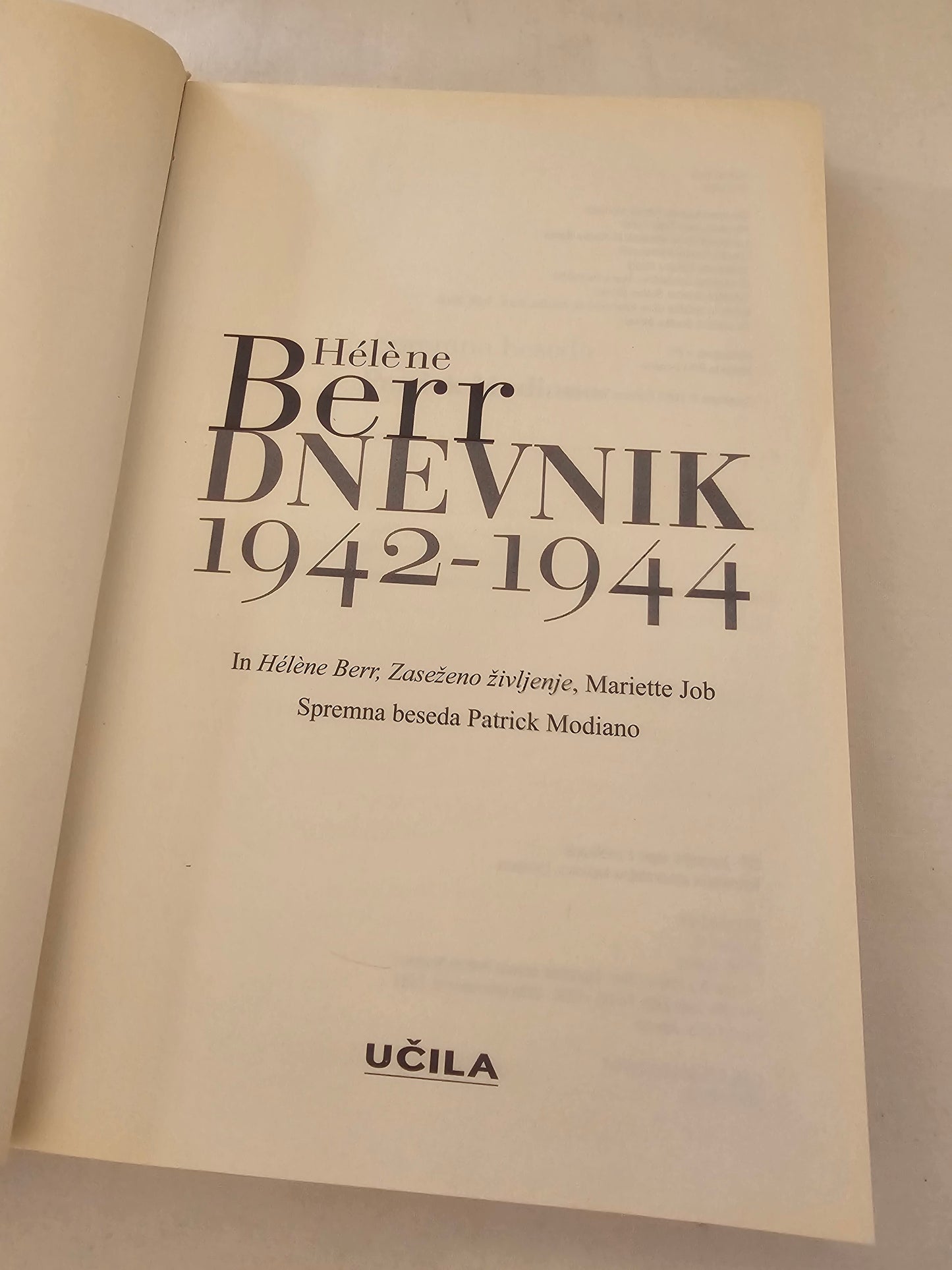 Dnevnik 1942-1945 Hélène Berr